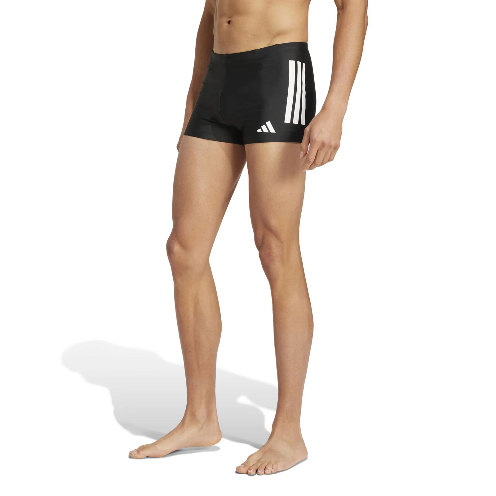 adidas 3-Stripes 2-Inch Mens Tight-Fit Swim Boxers