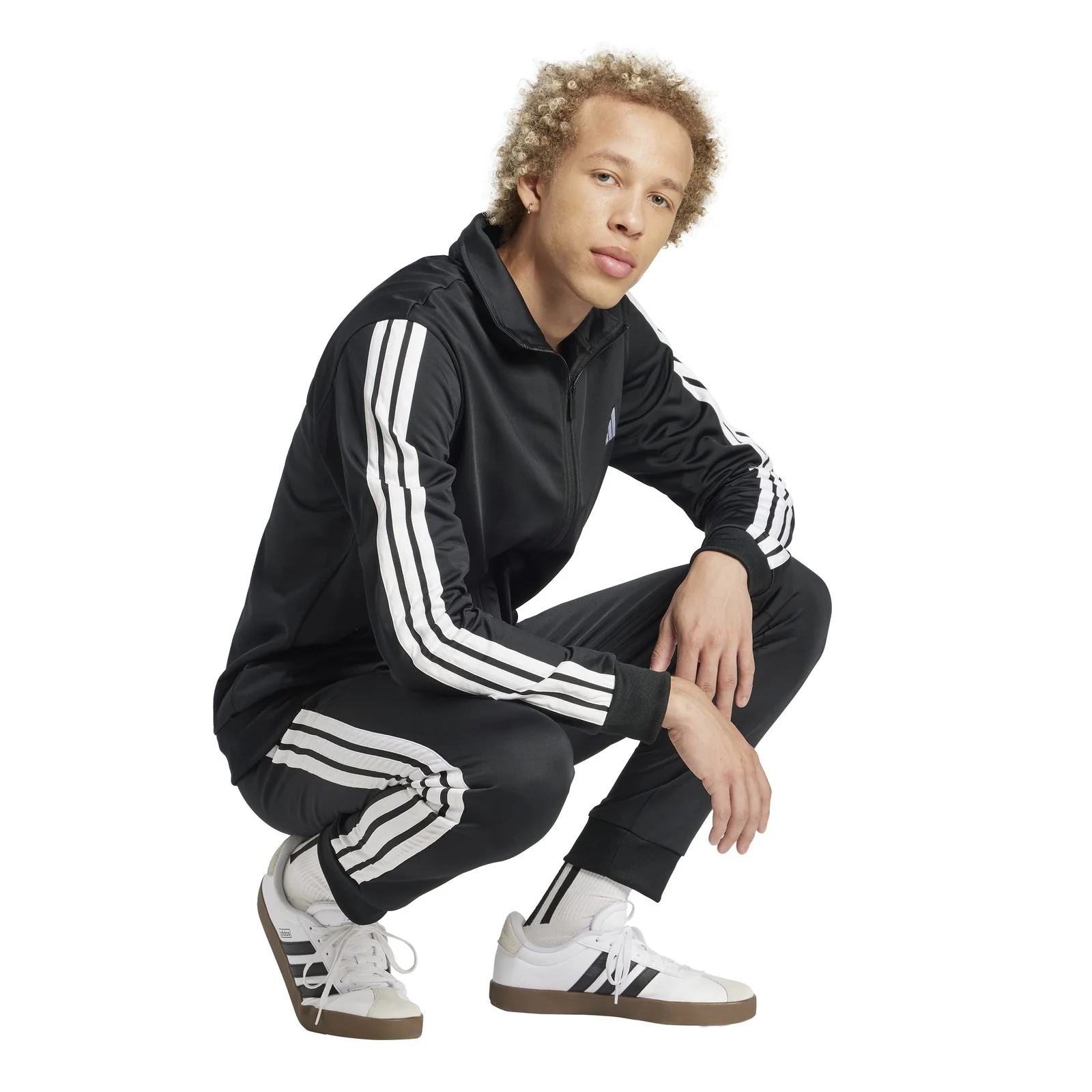 adidas Sportswear Basic 3-Stripes Tricot Track Suit - Image 8