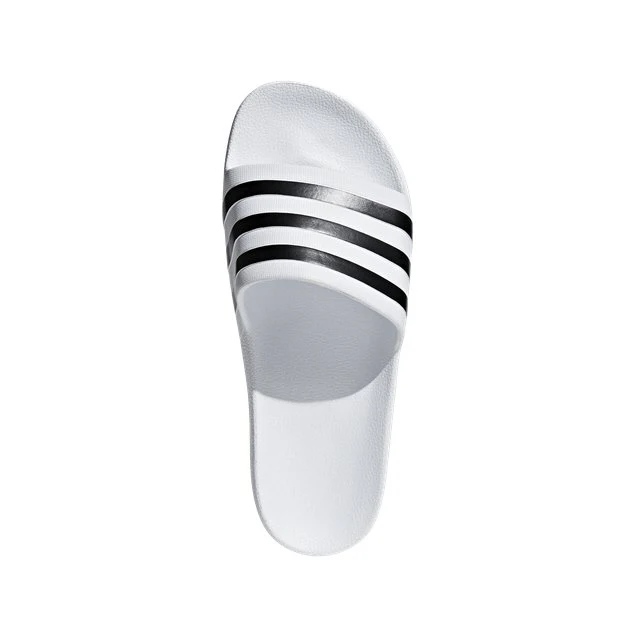 Aqua 3-Stripes Adult Slip-On Sandals - Image 4