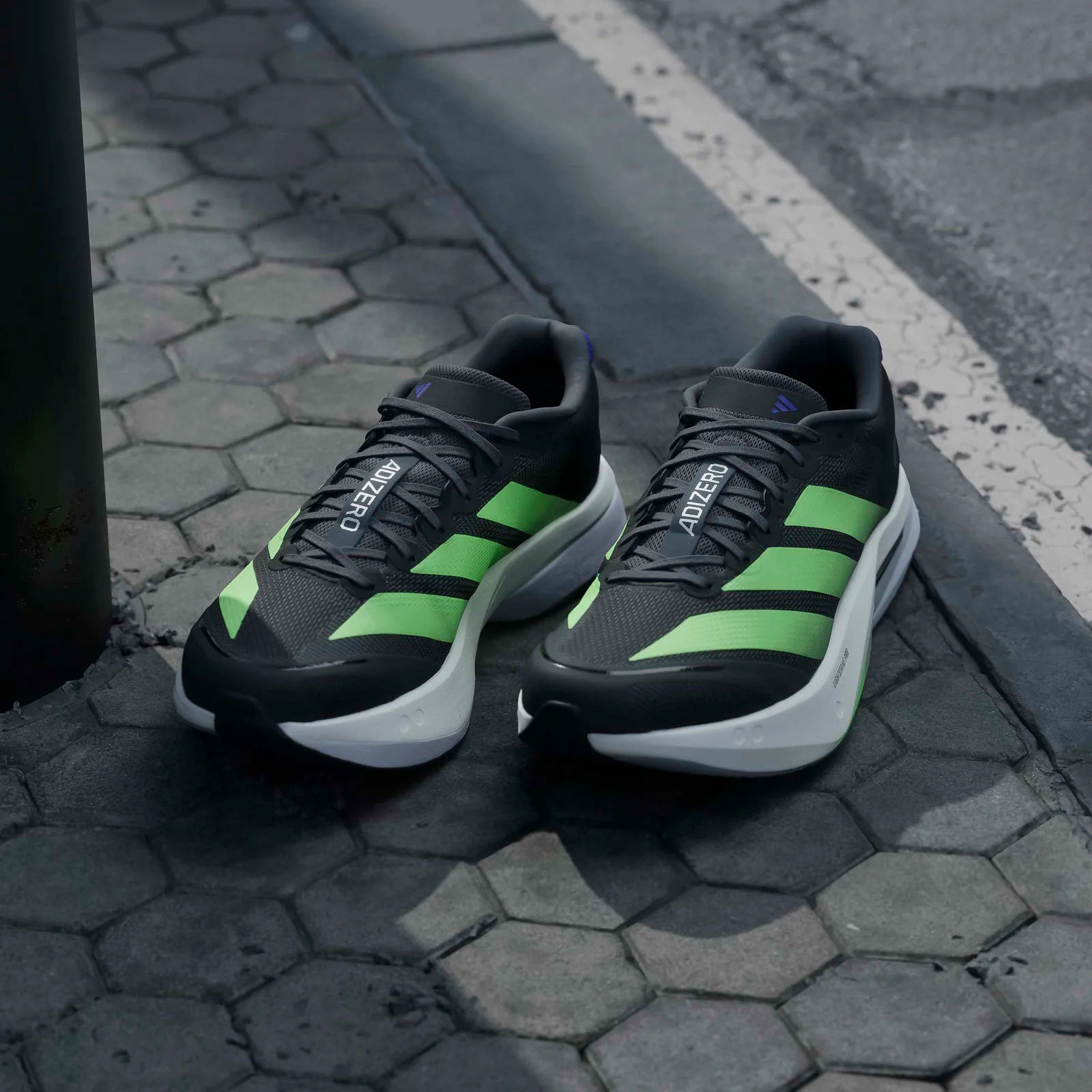 adidas Adizero Boston 13 Mens Regular-Fit Running Shoes - Image 11
