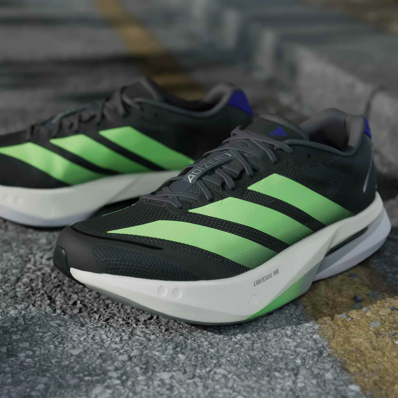 adidas Adizero Boston 13 Mens Regular-Fit Running Shoes - Image 12