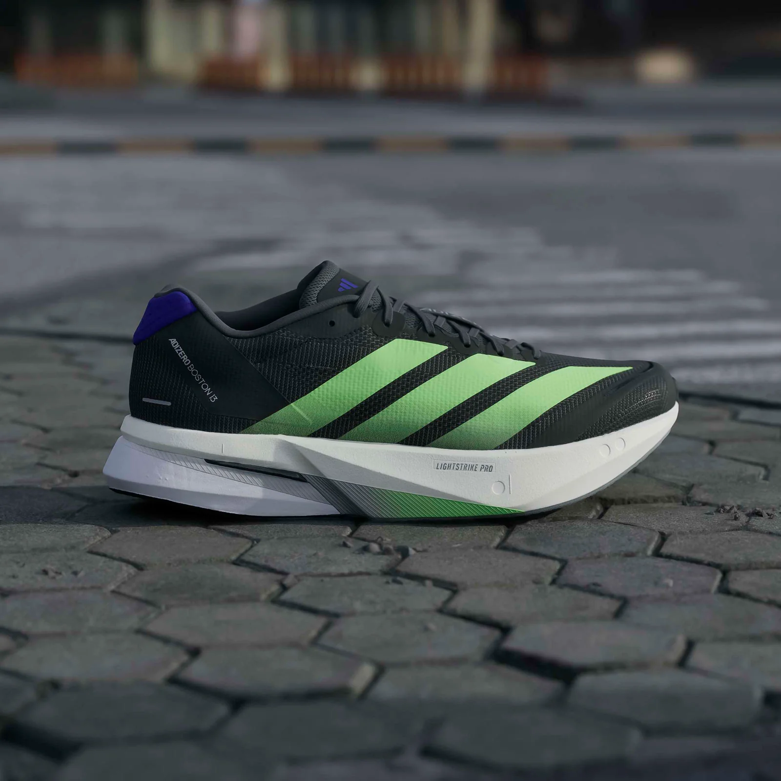 adidas Adizero Boston 13 Mens Regular-Fit Running Shoes - Image 9