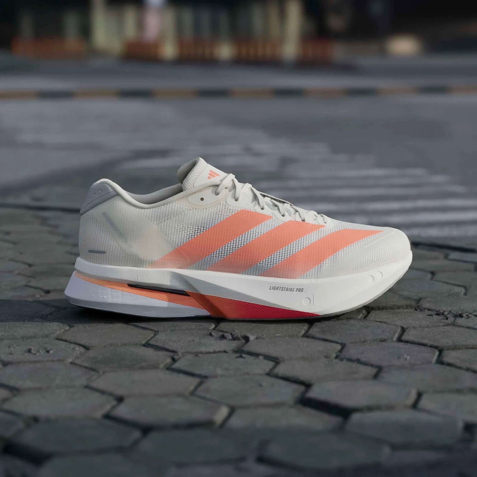 adidas Adizero Boston 13 Mens Regular-Fit Running Shoes - Image 9