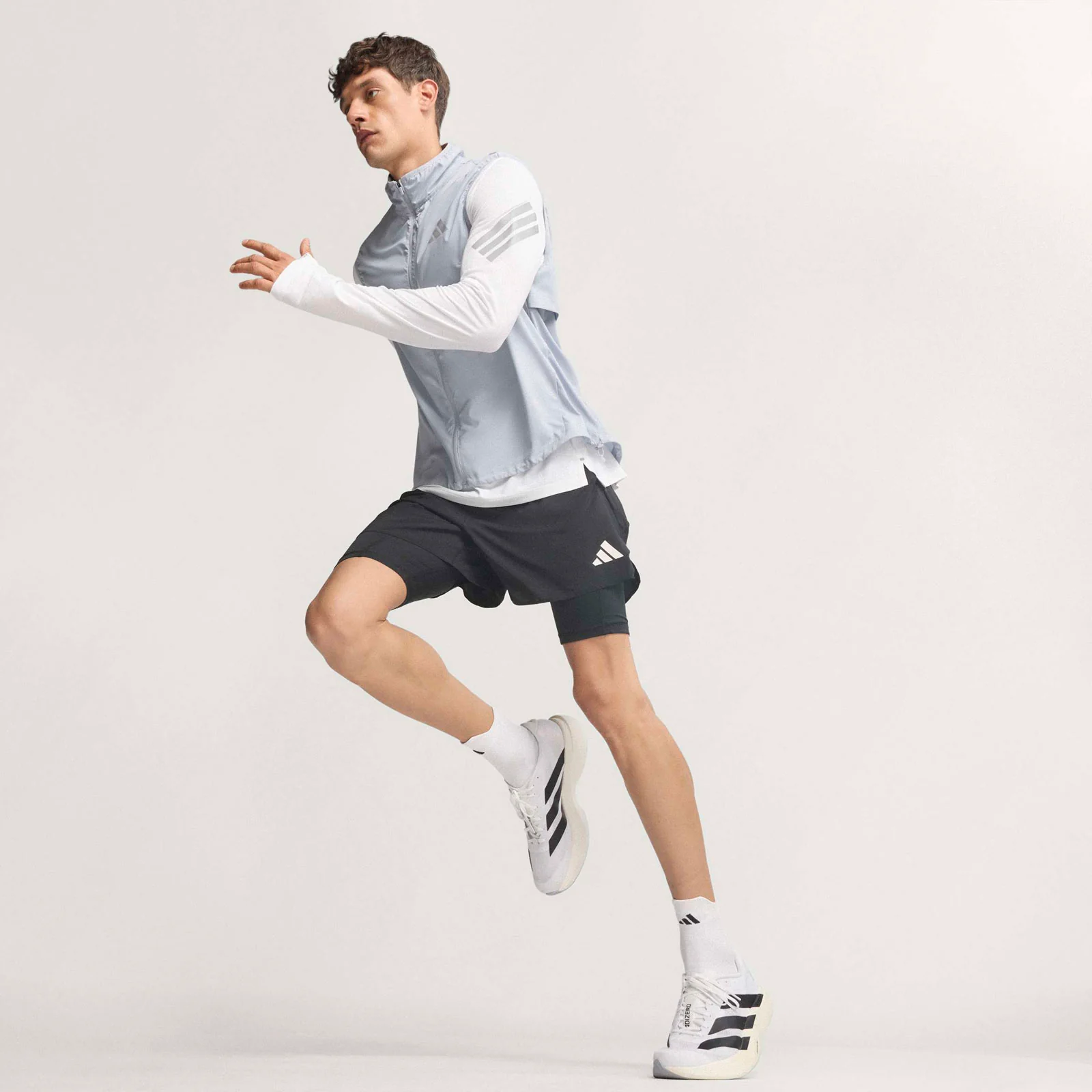 adidas Adizero EVO SL Mens Regular-Fit Running Shoes - Image 14