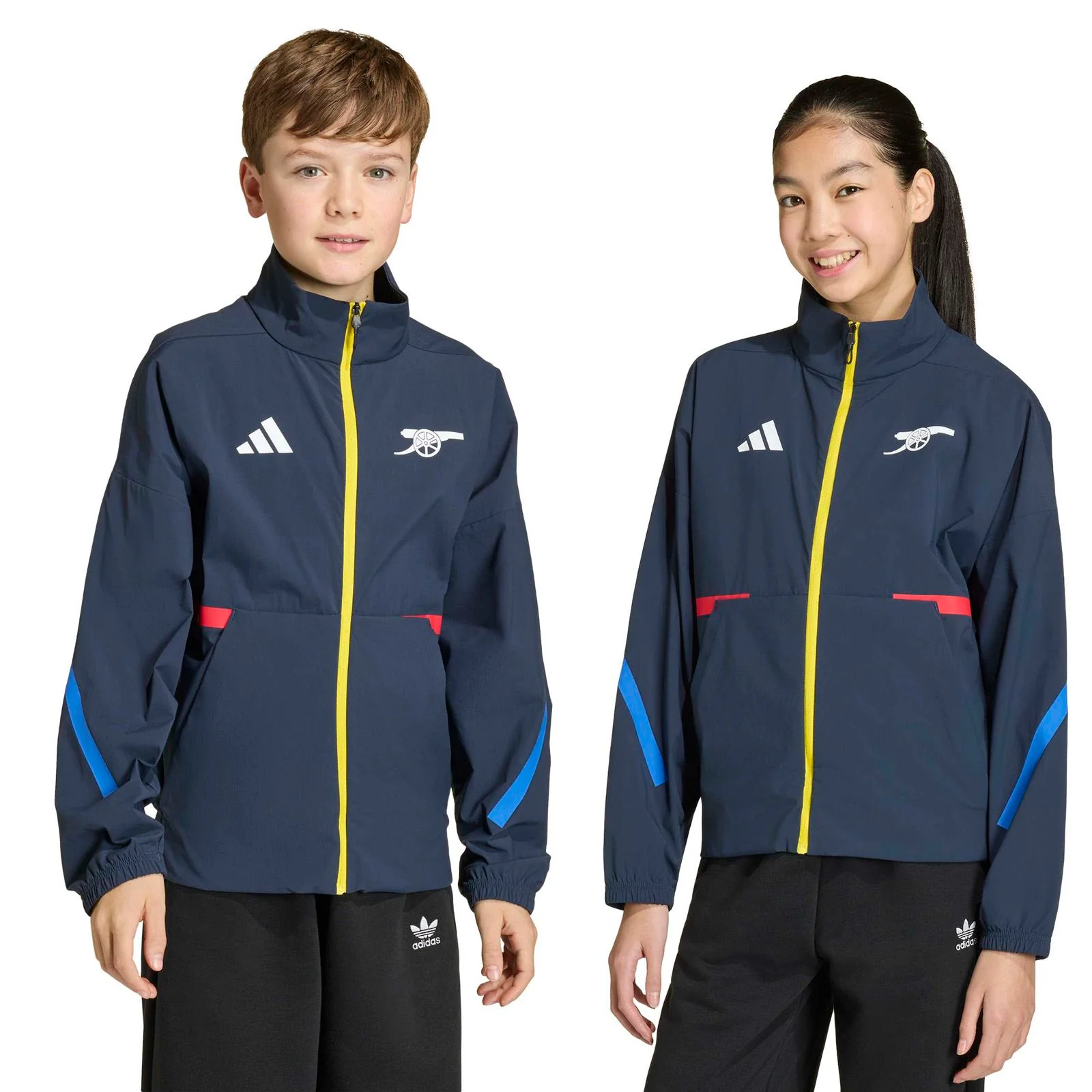 adidas Arsenal Football Z.N.E. 2025/26 Kids Anthem Jacket - Image 6