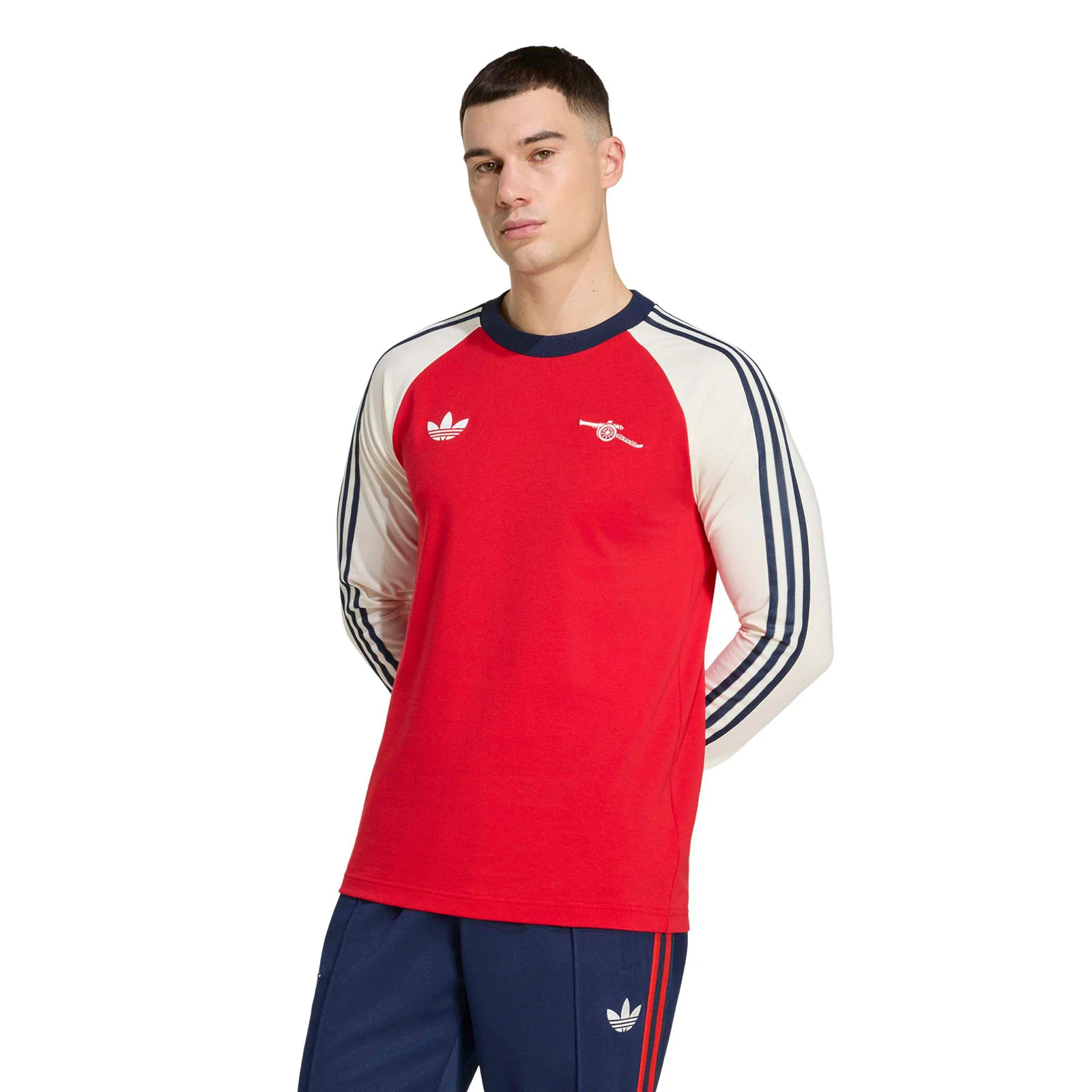 adidas Originals Arsenal Football 2025/26 Mens LS Crew Top