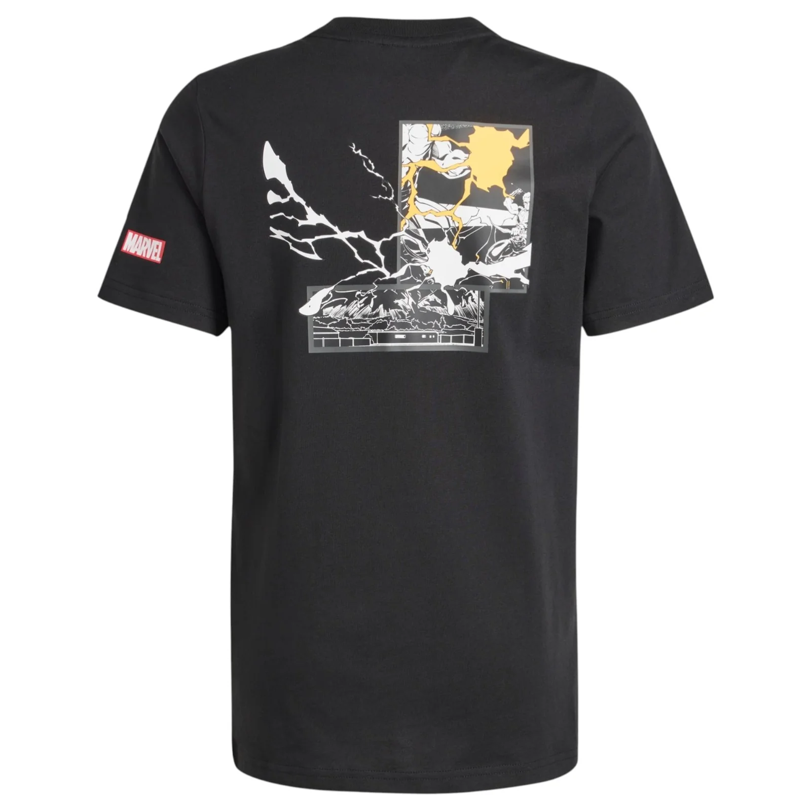 adidas All Blacks Rugby x Marvel Kids Short Sleeve T-Shirt - Image 2