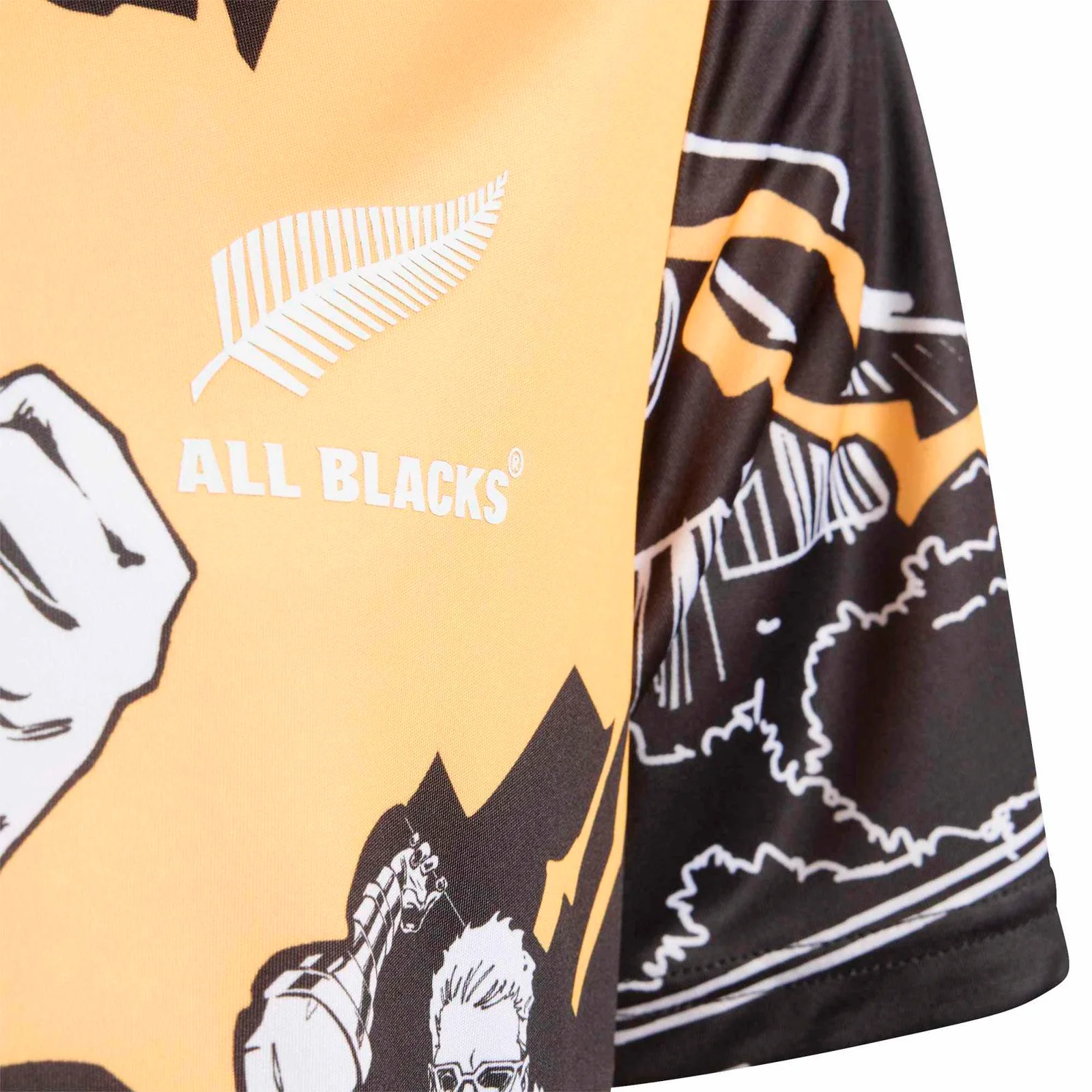 adidas All Blacks Rugby 2026 x Marvel Kids Captains Run Jersey - Image 3