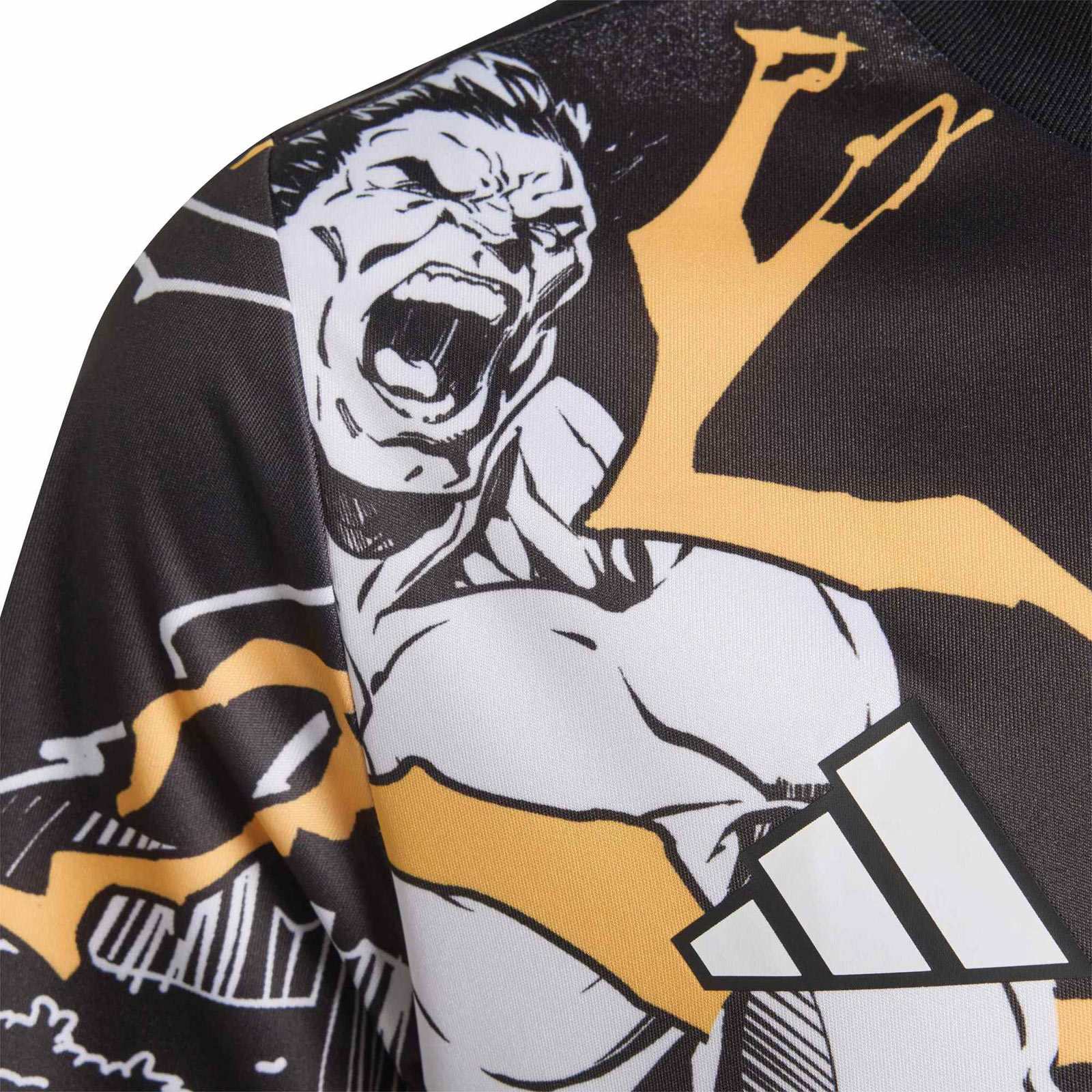 adidas All Blacks Rugby 2026 x Marvel Kids Captains Run Jersey - Image 4