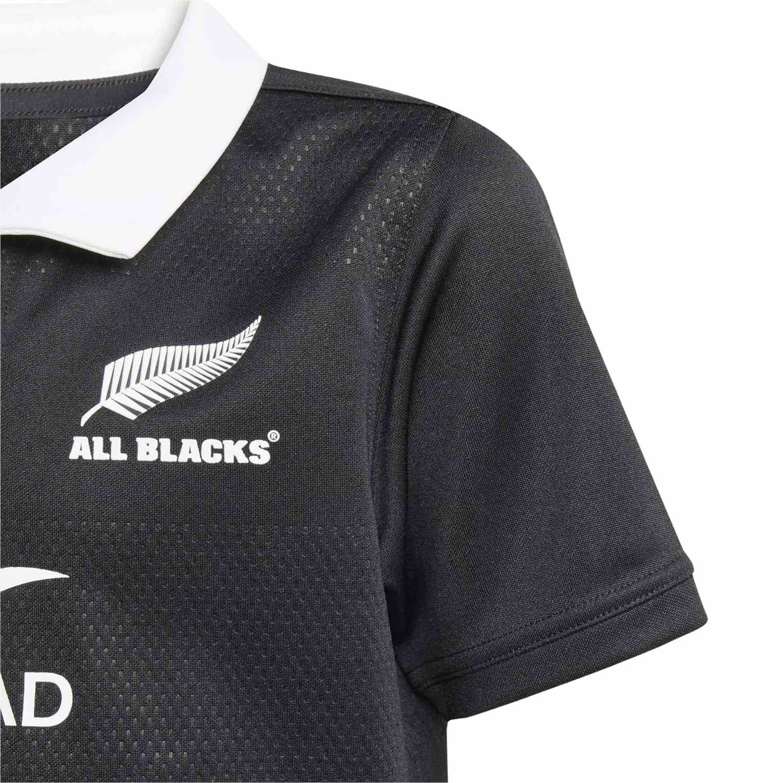 adidas New Zealand All Blacks Rugby Kids Home Jersey - Image 4