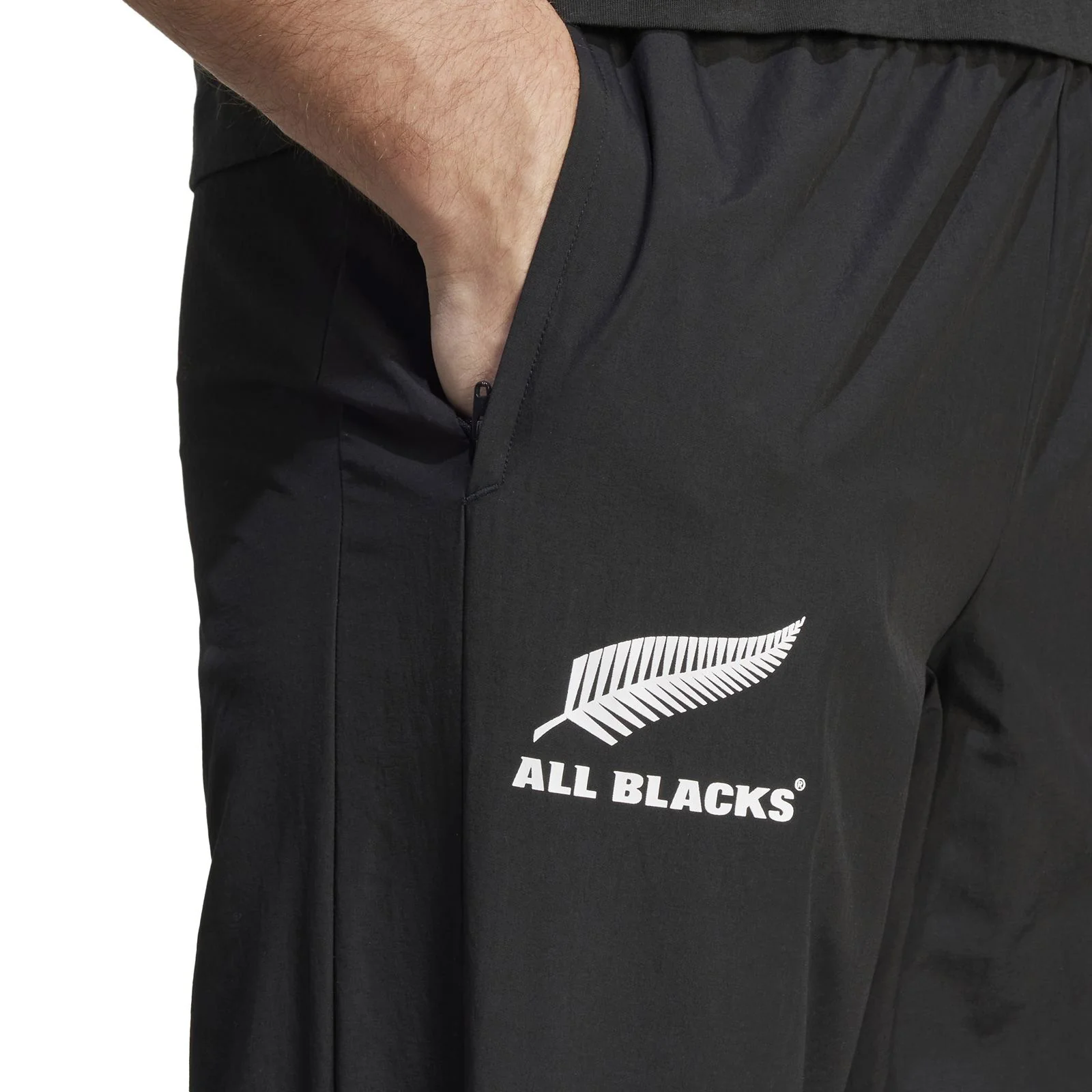 adidas All Blacks Rugby Adults Regular-Fit Pants - Image 4