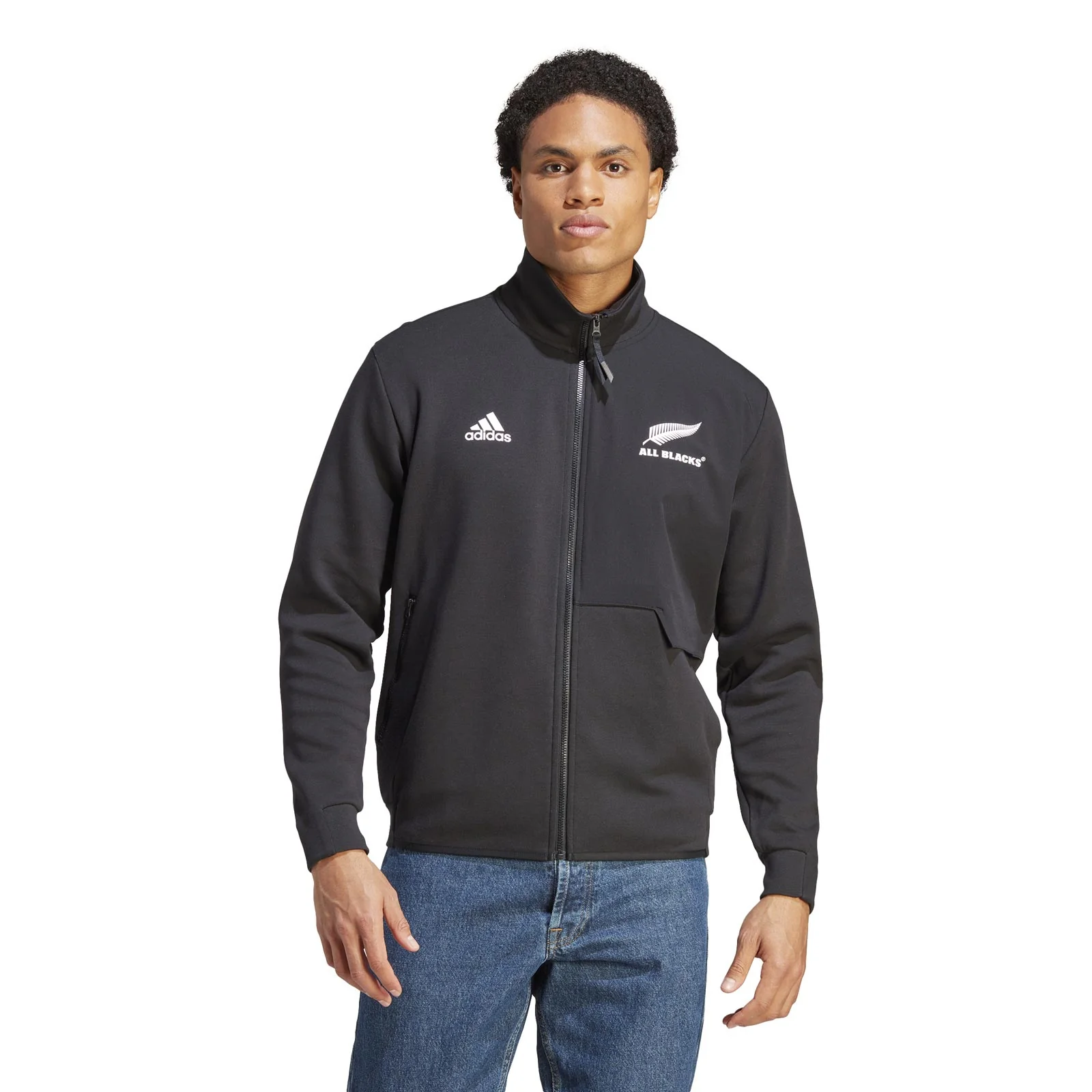 adidas All Blacks Rugby Anthem Jacket - Image 2