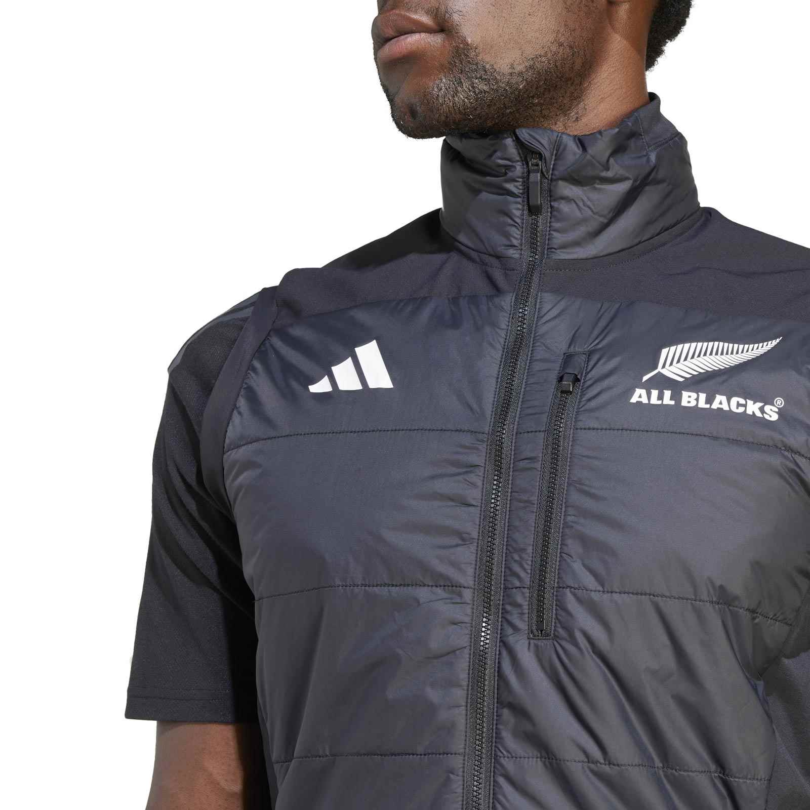 adidas All Blacks Rugby Gilet - Image 4