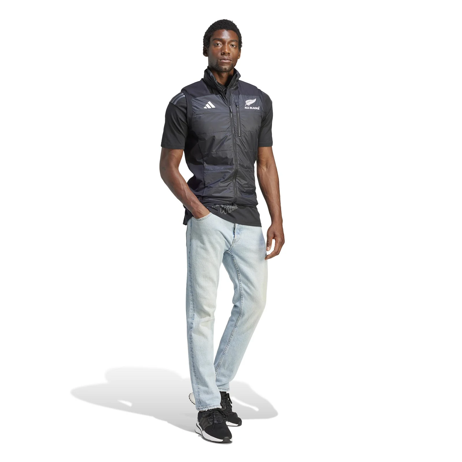 adidas All Blacks Rugby Gilet - Image 7