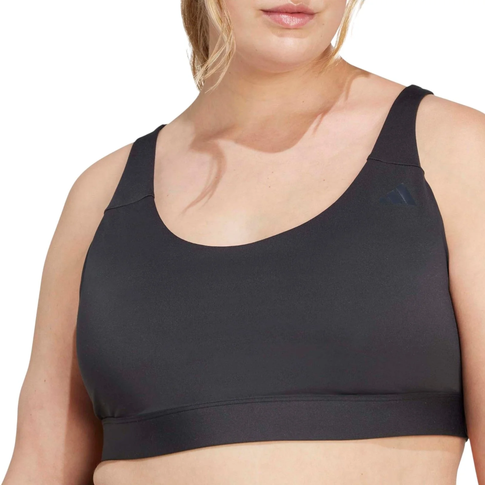 adidas All Me Essentials Womens Plus-Size Medium Support Bra - Image 3