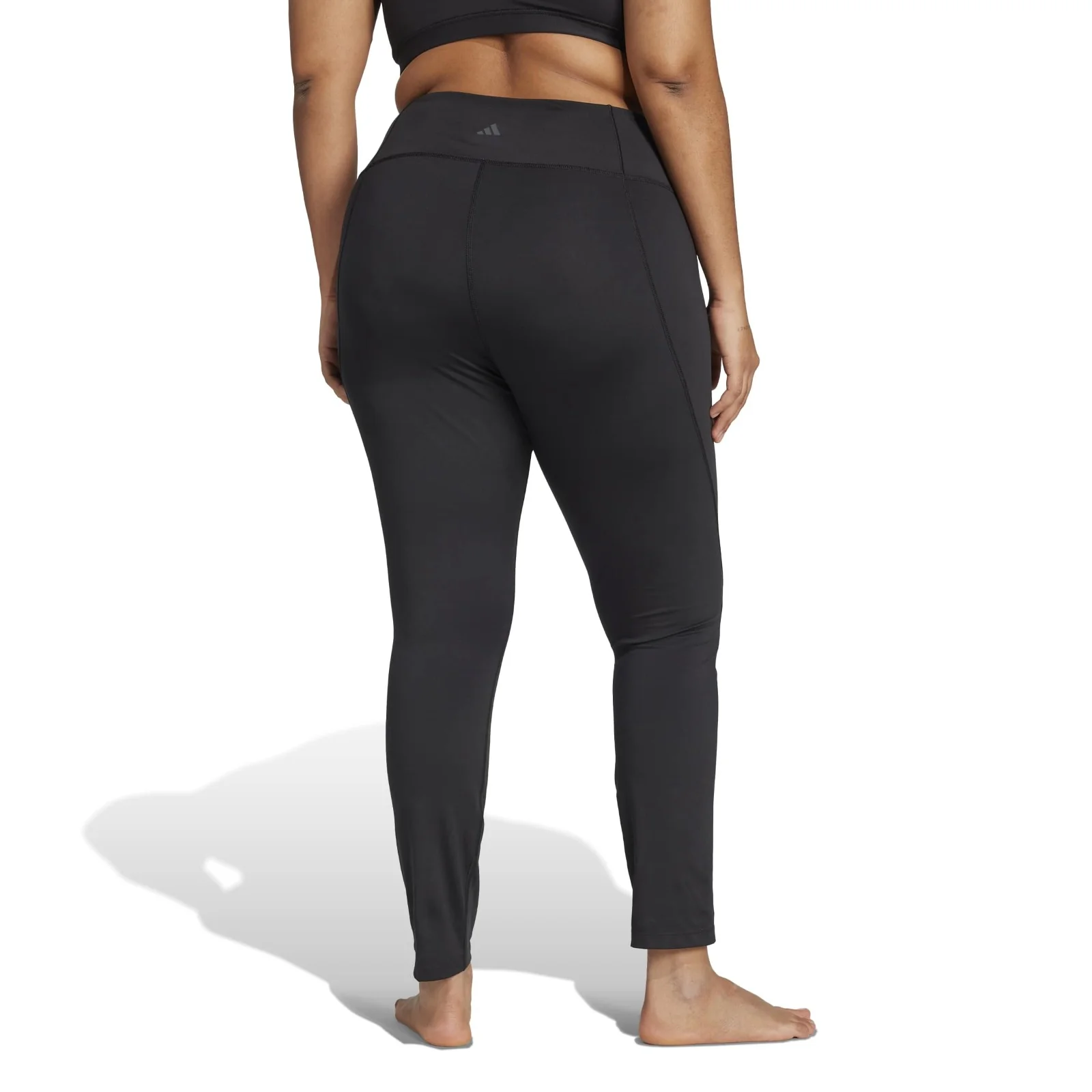 adidas All Me Essentials Womens Full Length Leggings (Plus Size) - Image 2