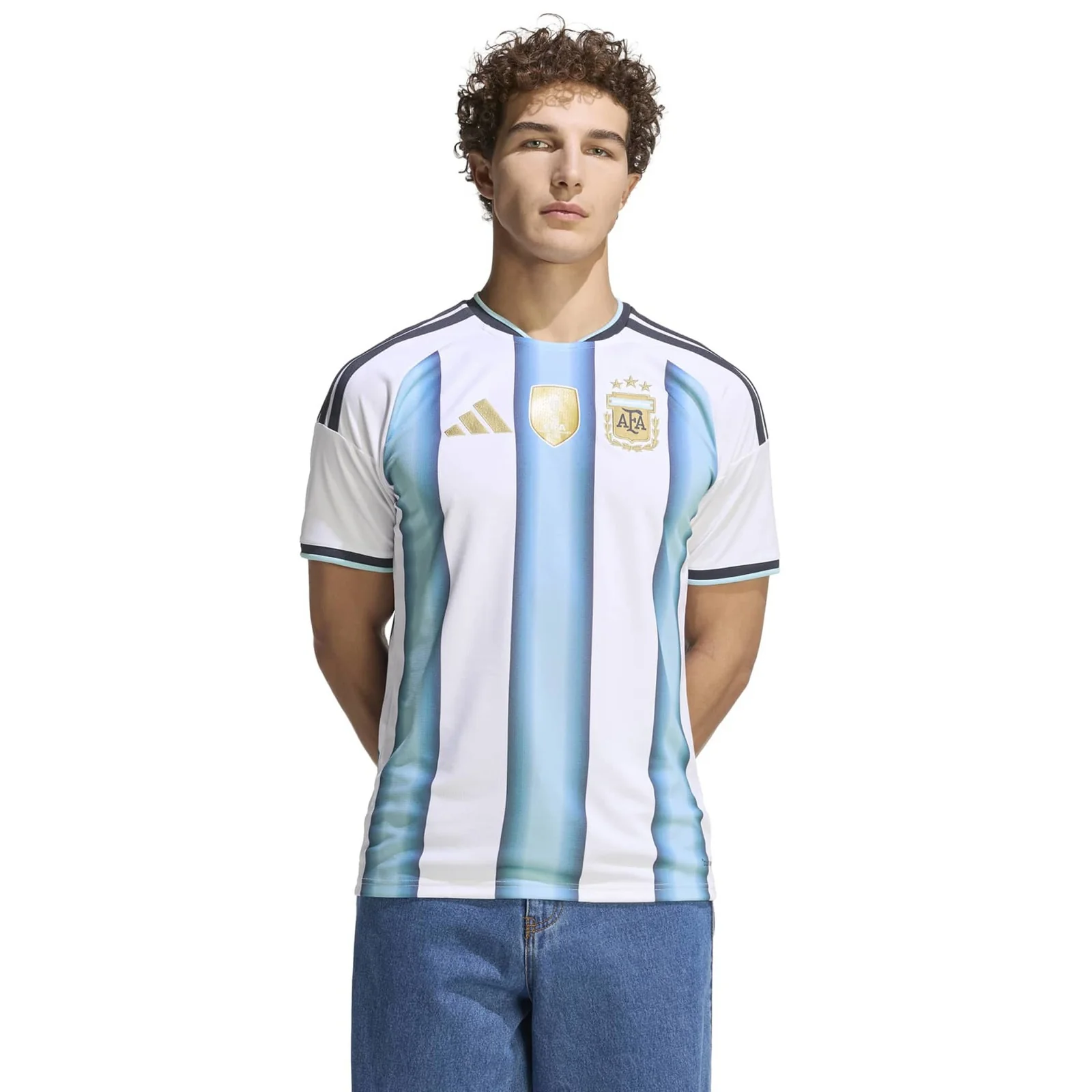 adidas Argentina Football World Cup 2026 Adults Home Replica Jersey - Image 3