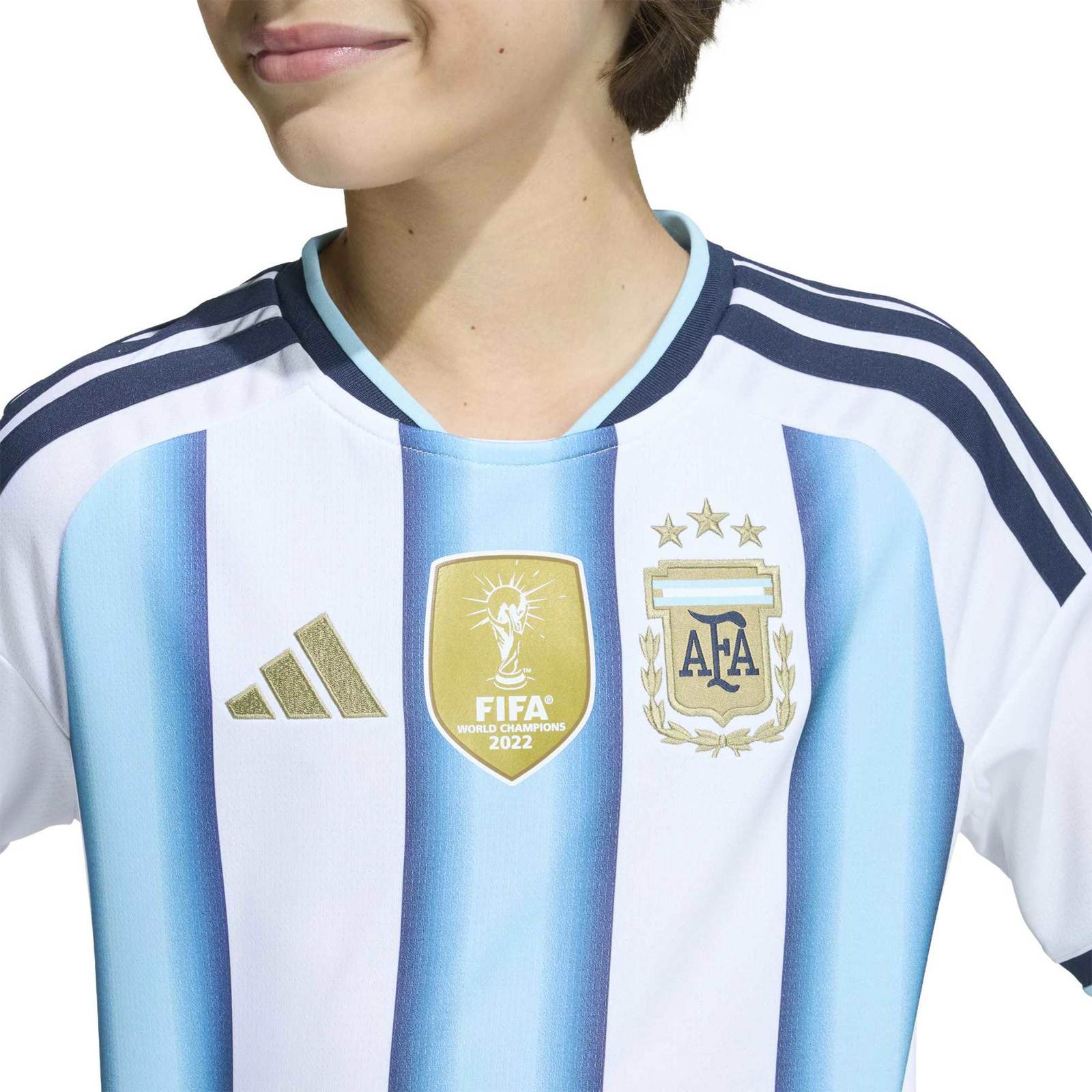 adidas Argentina Football World Cup 2026 Home Replica Messi Kids Jersey - Image 5