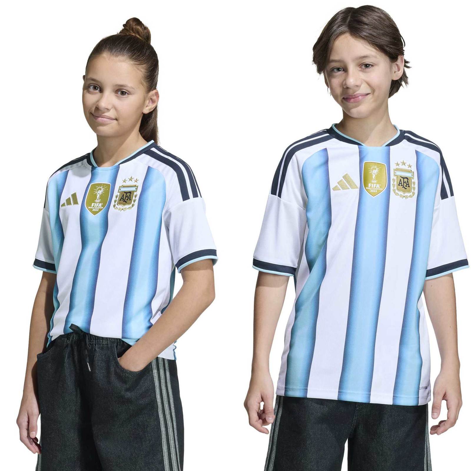 adidas Argentina Football World Cup 2026 Home Replica Messi Kids Jersey - Image 7