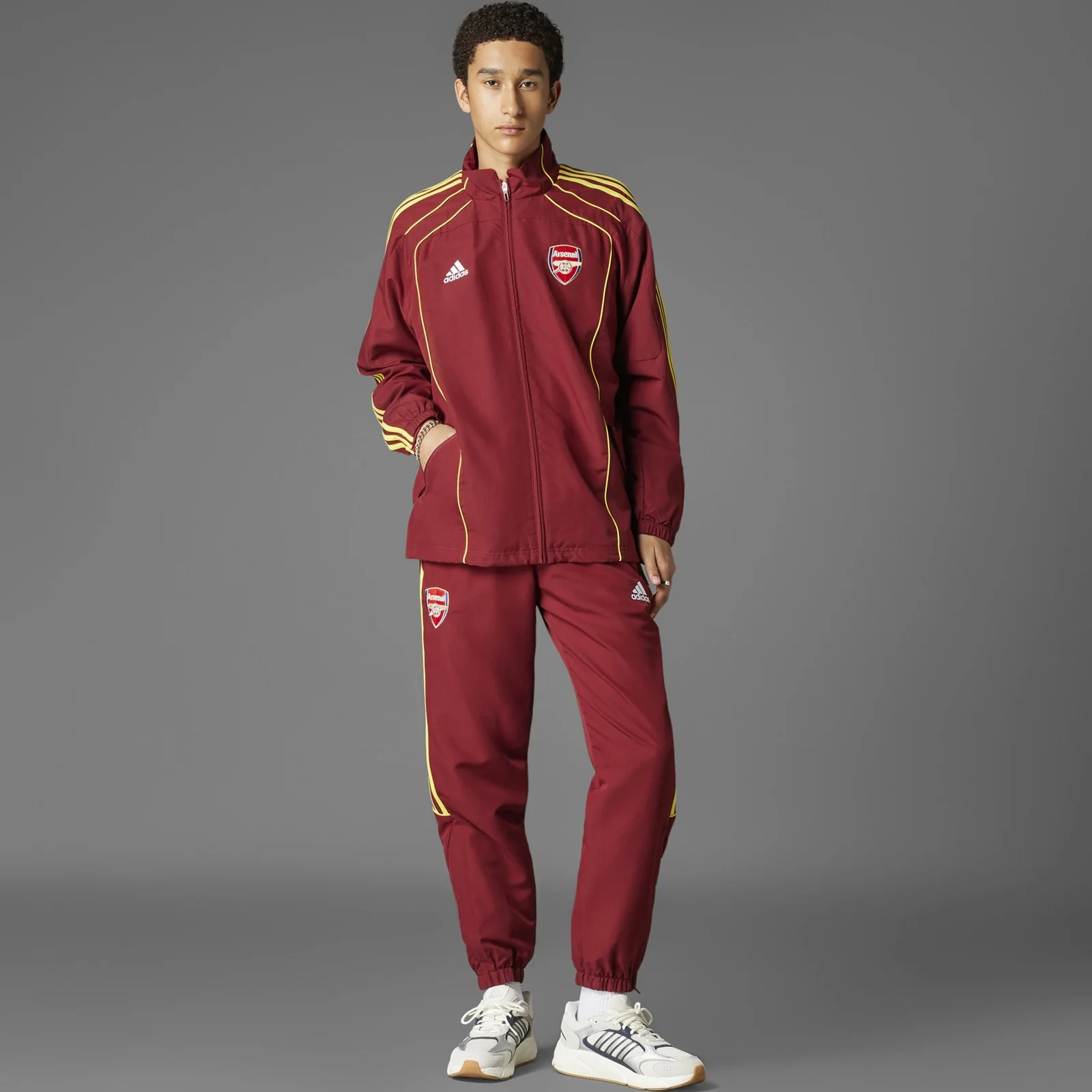 adidas Arsenal Football 3-Stripe Regular-Fit Track Pants - Image 10