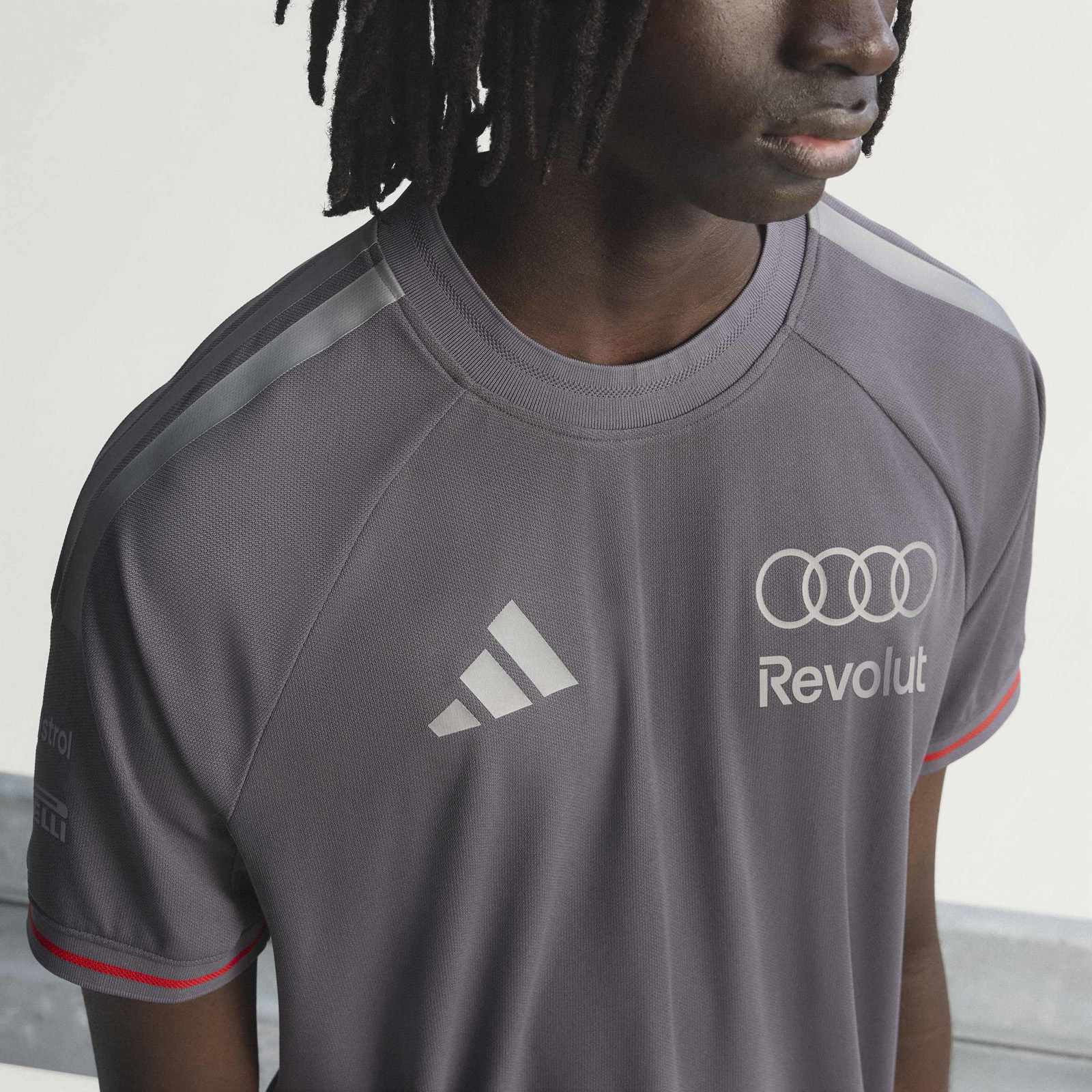 adidas Audi Formula 1 Motorsport Adults Driver Jersey - Image 7