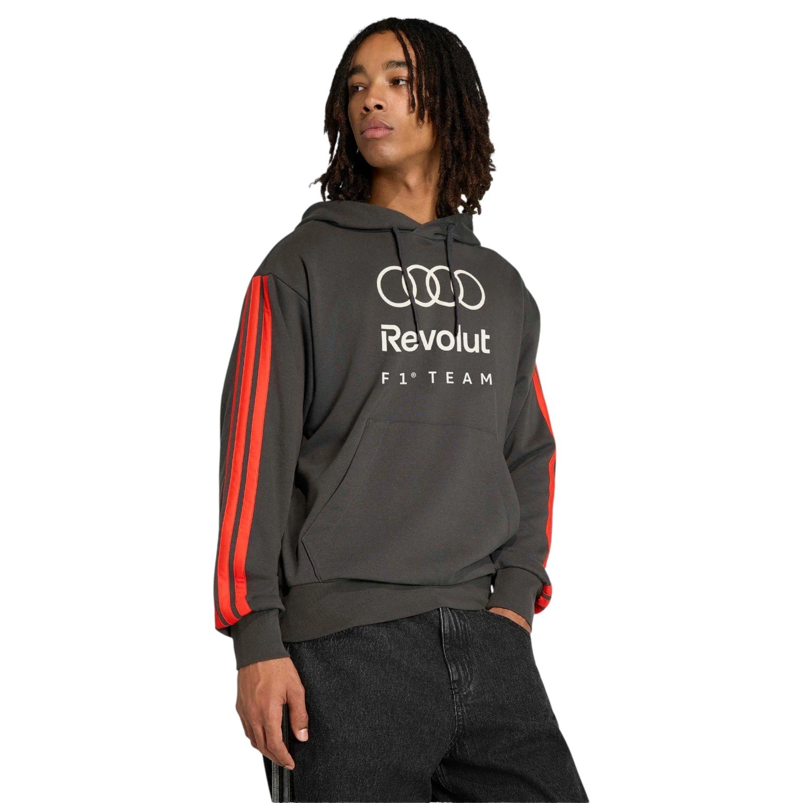 adidas Audi Formula 1 Motorsport DNA Adults Hoodie - Image 3