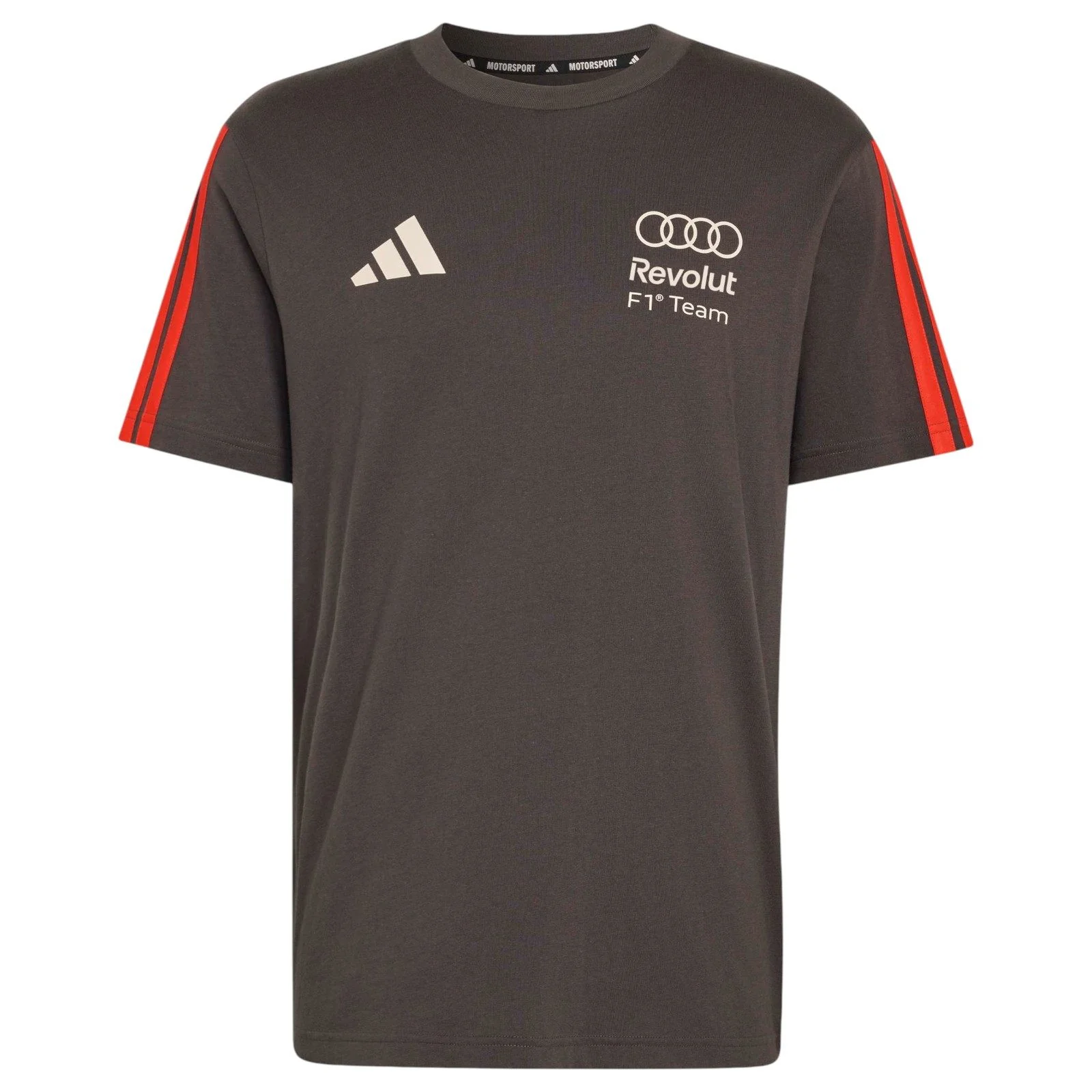 adidas Audi Formula 1 Motorsport DNA Adults T-Shirt - Image 6