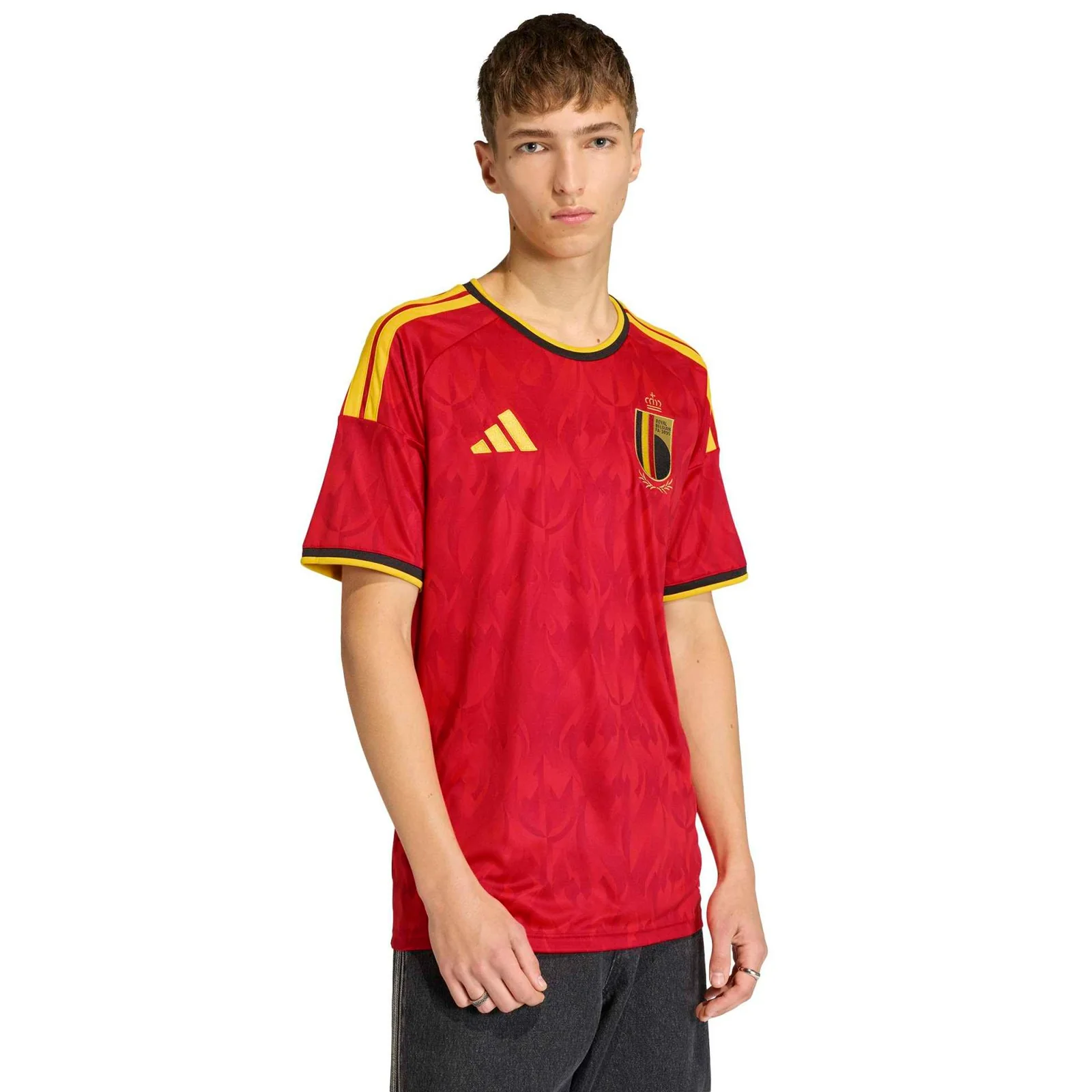 adidas Belgium Football World Cup 2026 Adults Home Jersey - Image 3