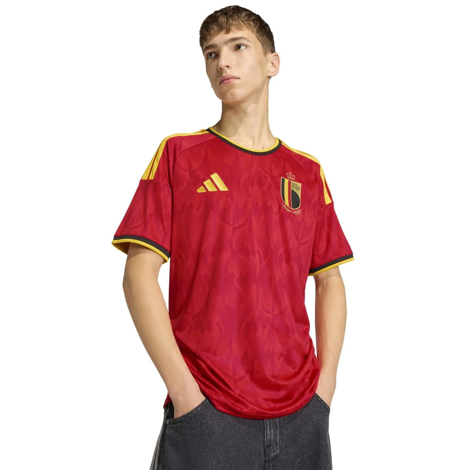adidas Belgium Football World Cup 2026 Adults Home Jersey - Image 5