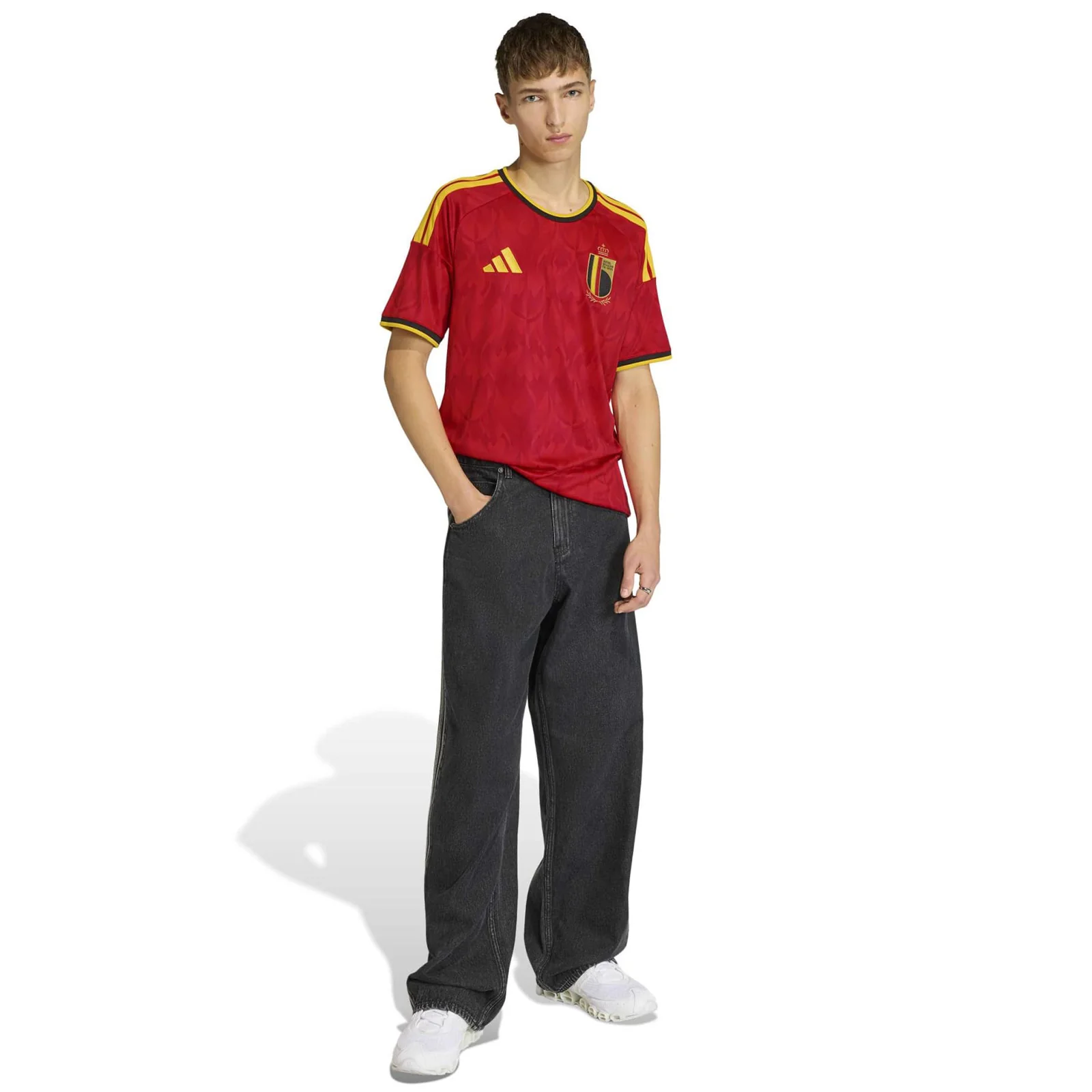 adidas Belgium Football World Cup 2026 Adults Home Jersey - Image 7