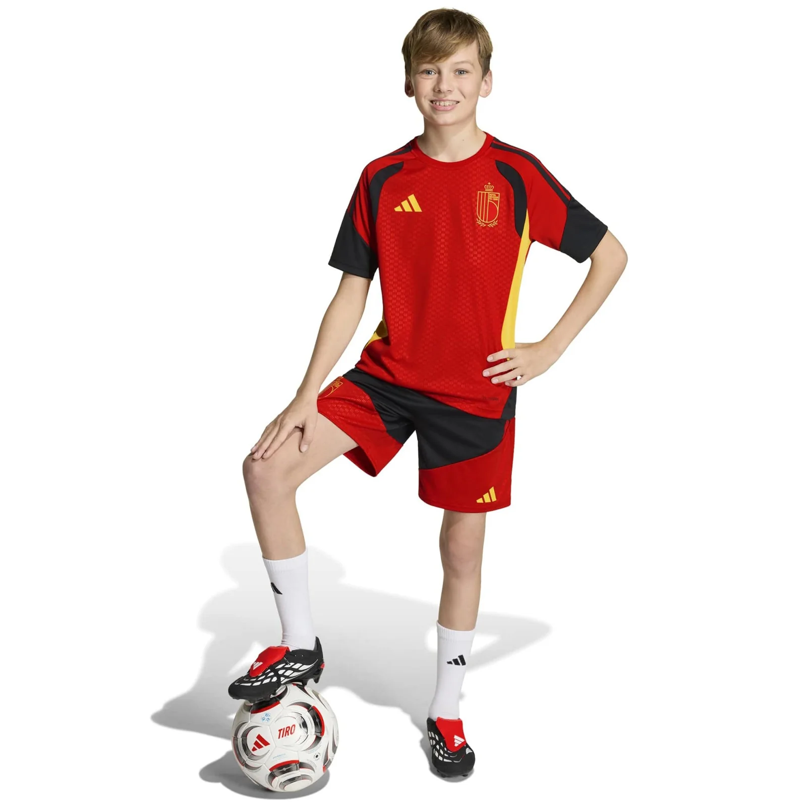 adidas Belgium Football World Cup 2026 Tiro Kids Training Jersey - Image 9