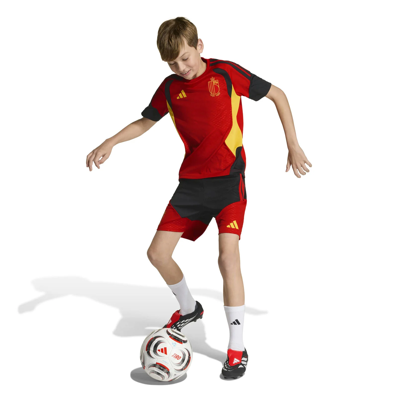 adidas Belgium Football World Cup Tiro 2026 Kids Training Shorts - Image 5