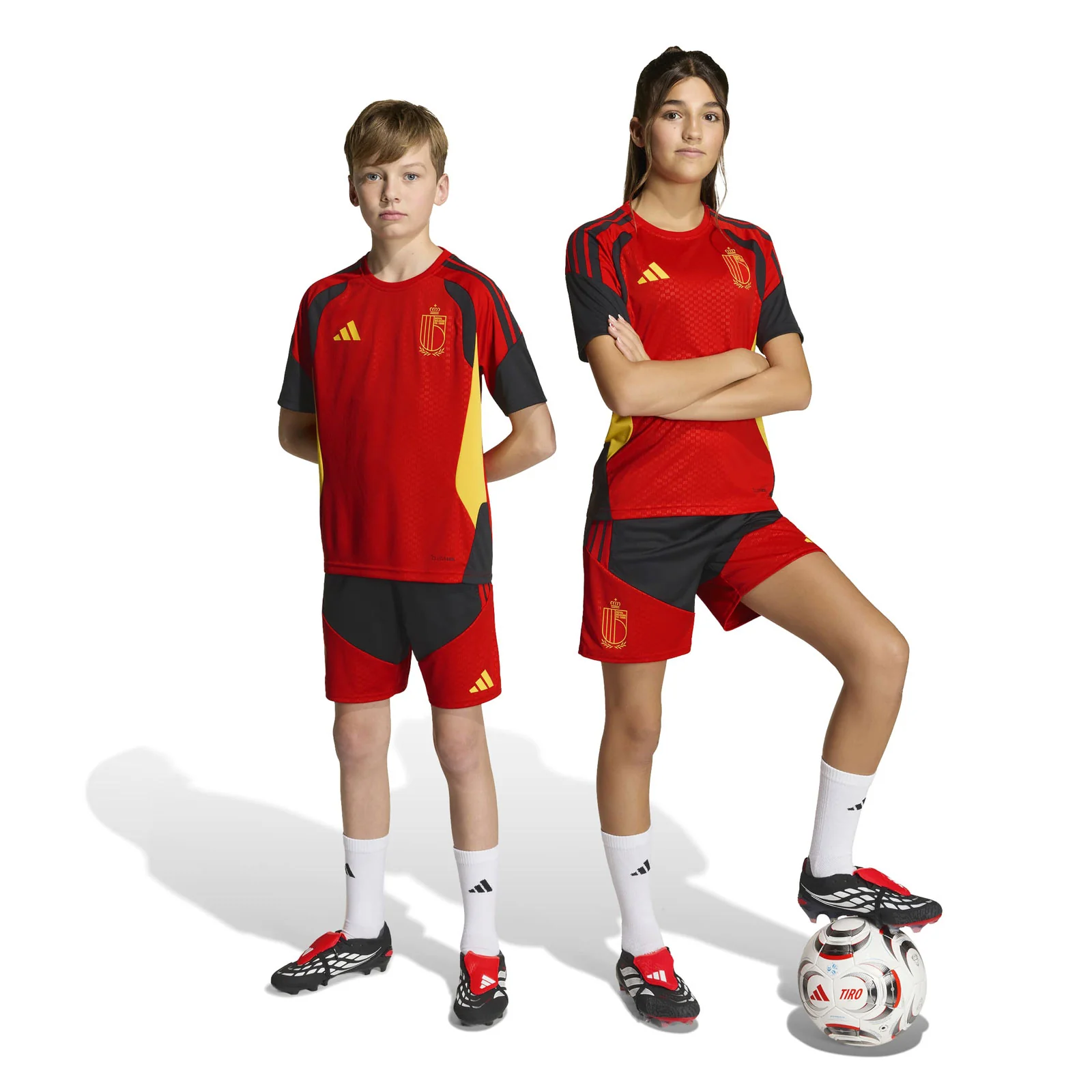 adidas Belgium Football World Cup Tiro 2026 Kids Training Shorts - Image 6