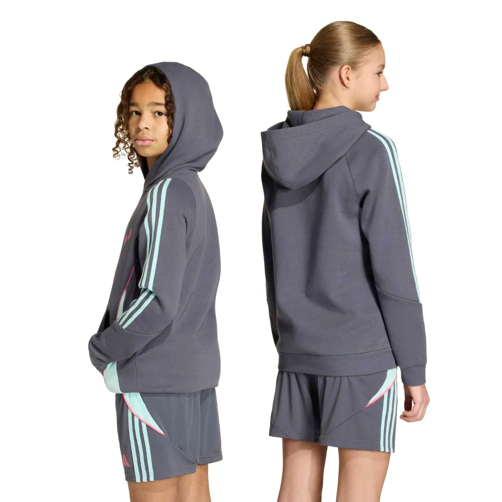 adidas Messi Regular-Fit Kids Soft Fleece Hoodie - Image 7