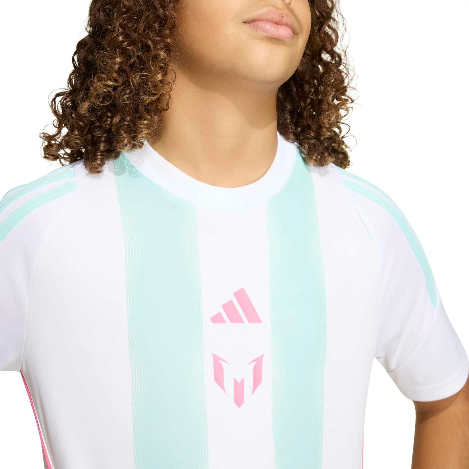 adidas Messi Regular-Fit Crewneck Kids Training Jersey - Image 3