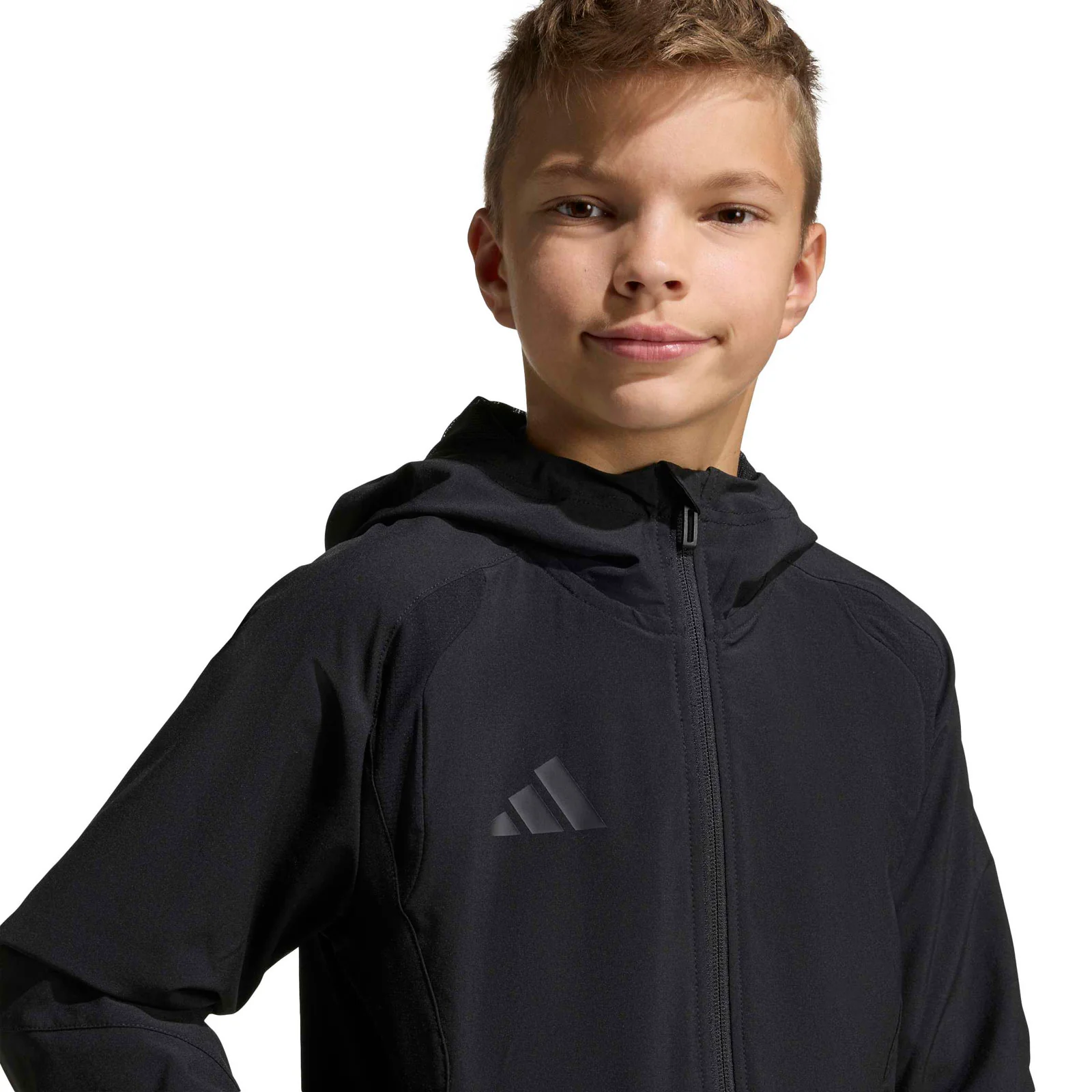 adidas TIRO Travel Kids Full-Zip Windbreaker Jacket - Image 3