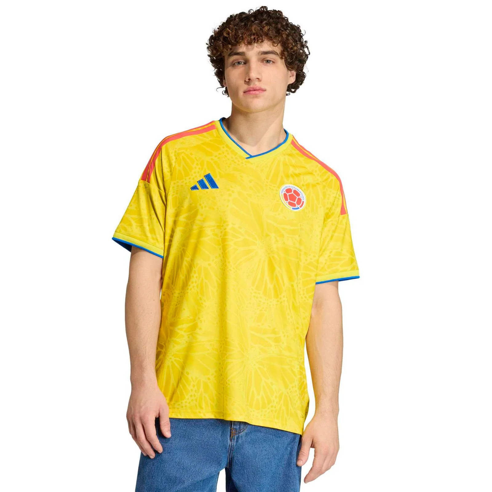 adidas Colombia Football Word Cup 2026 Adults Home Replica Jersey - Image 3
