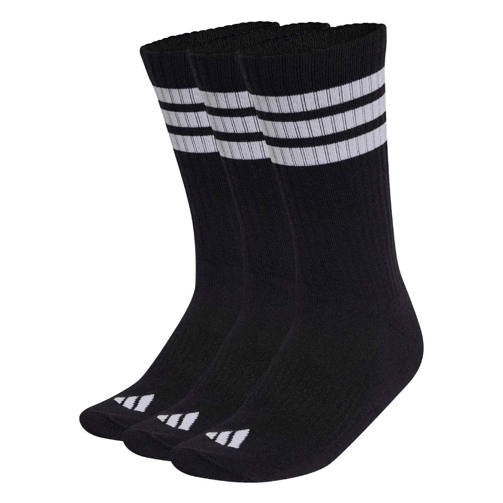 adidas 3-Stripes Cushioned Sportswear Crew Socks 3 Pair Pack