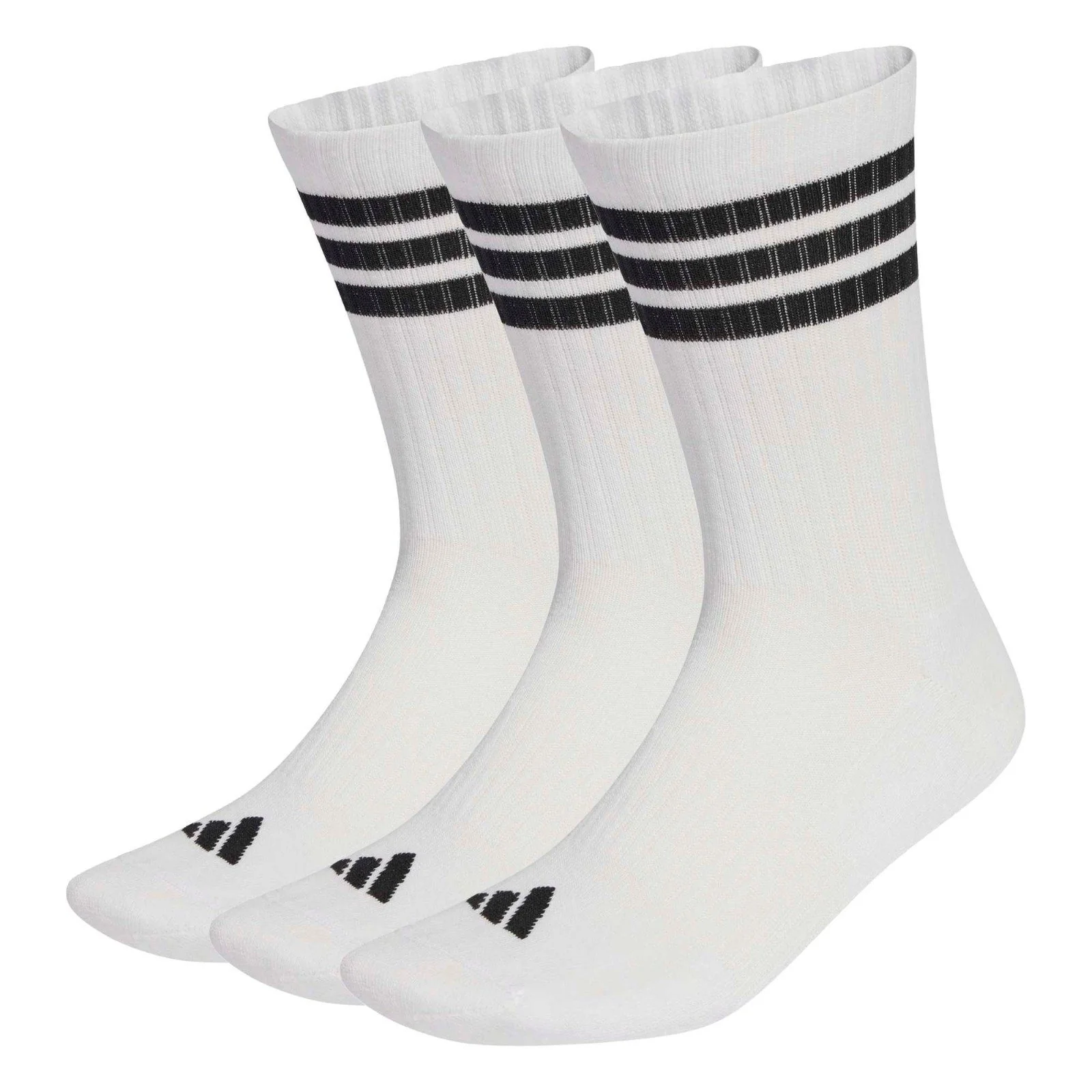 adidas 3-Stripes Cushioned Sportswear Crew Socks 3 Pair Pack
