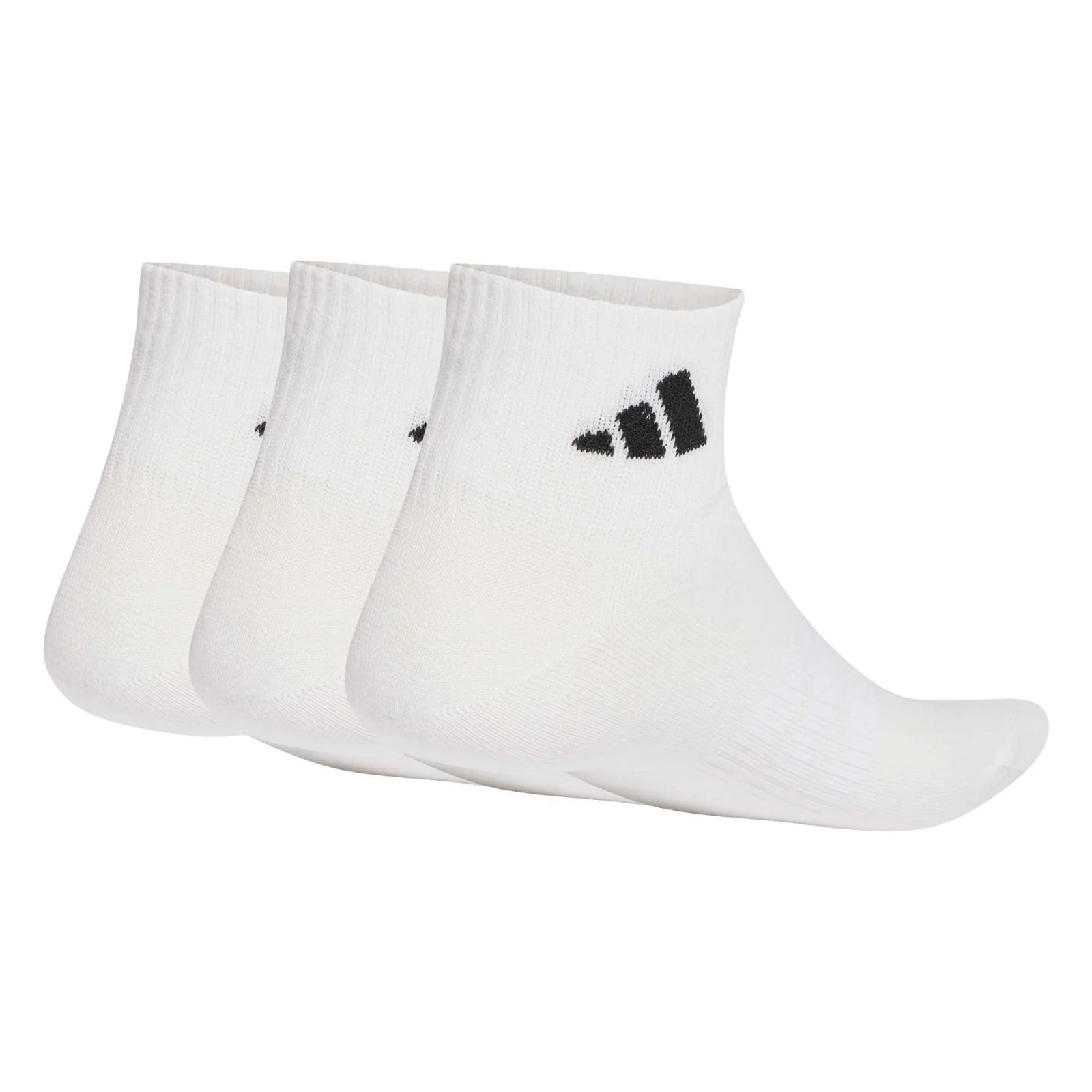 adidas Thin&Light Sportswear Ankle Socks 3 Pair Pack - Image 2