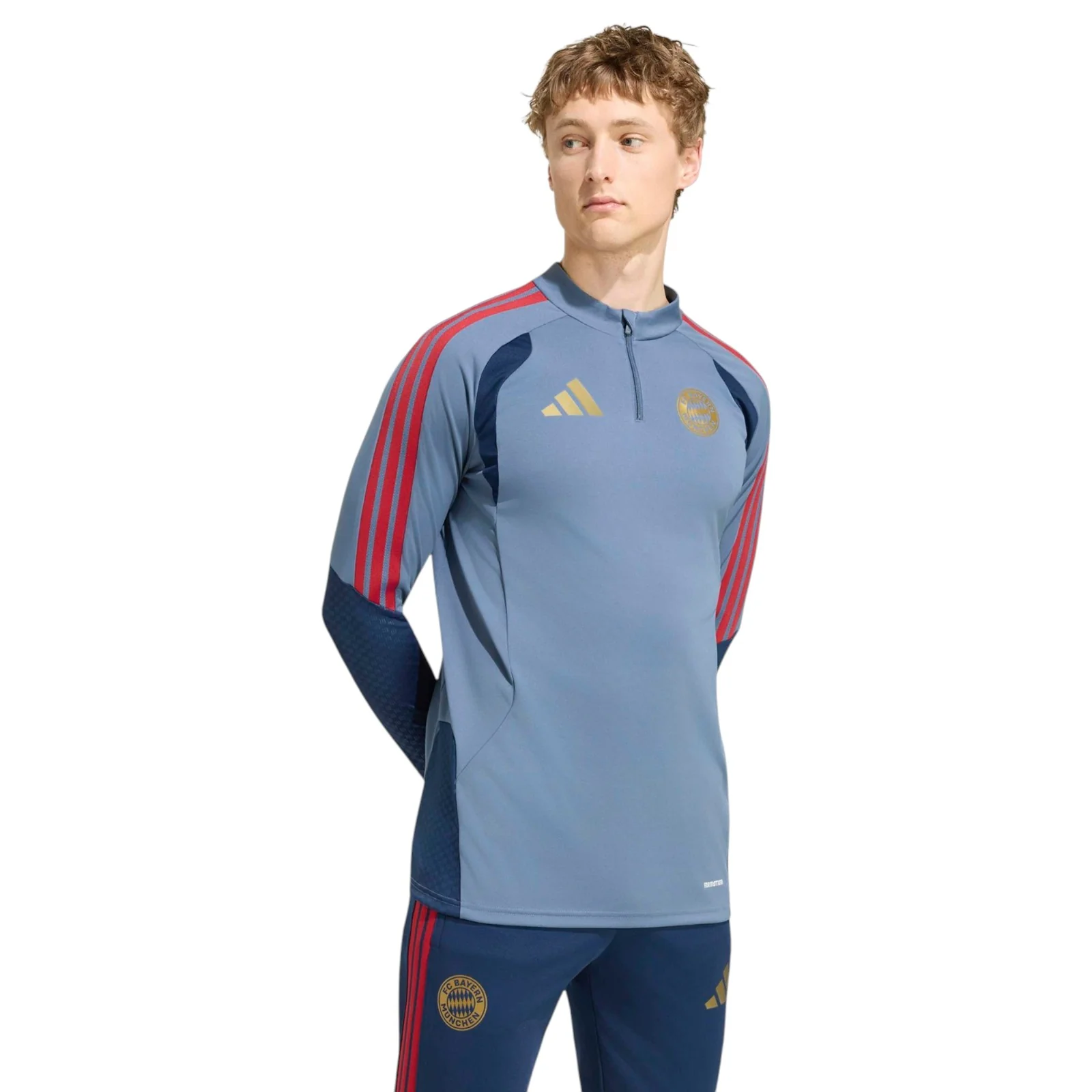 adidas FC Bayern Football 2026/27 Half-Zip Adults Train Top