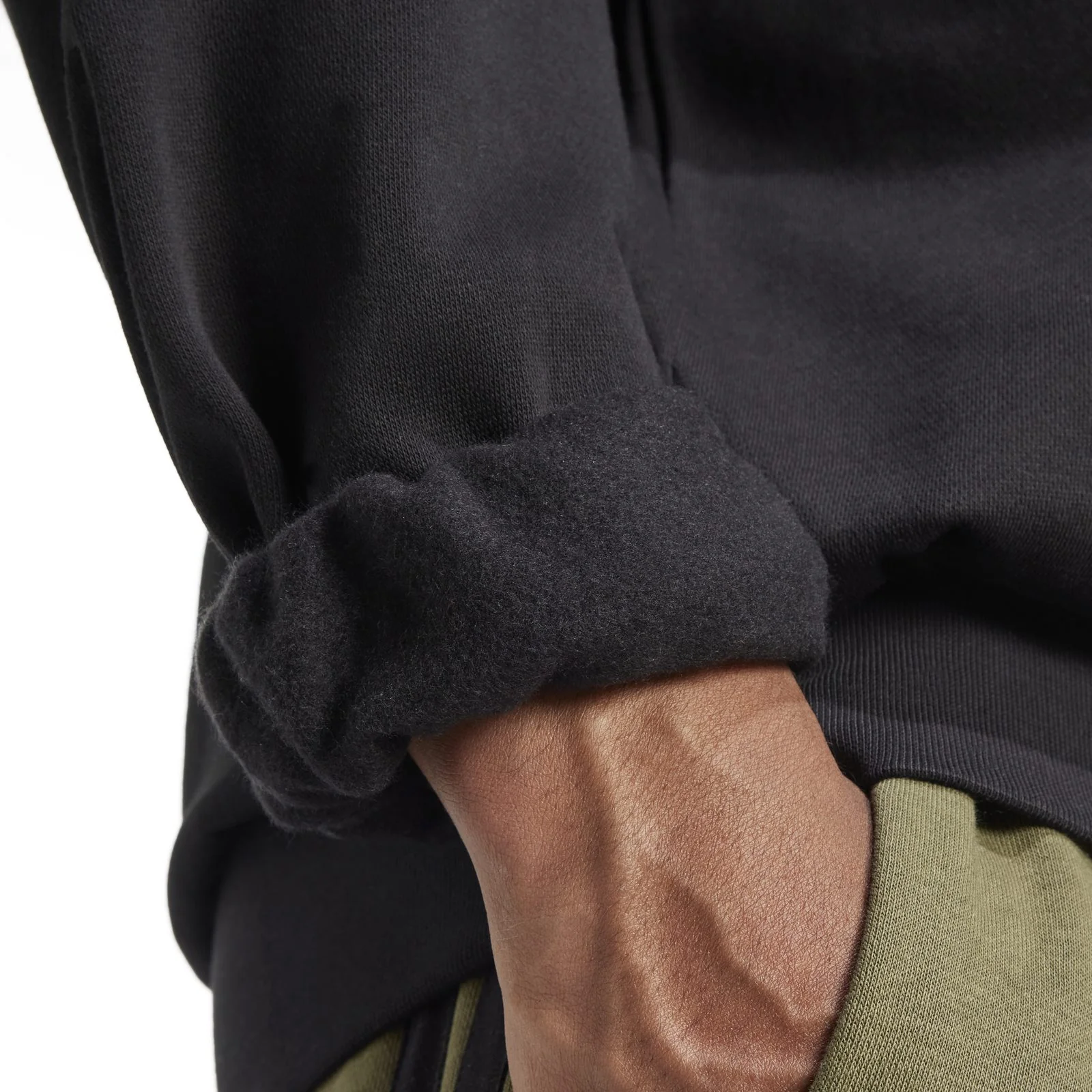 adidas FEELCOZY SWT Mens Crew Black - Image 4
