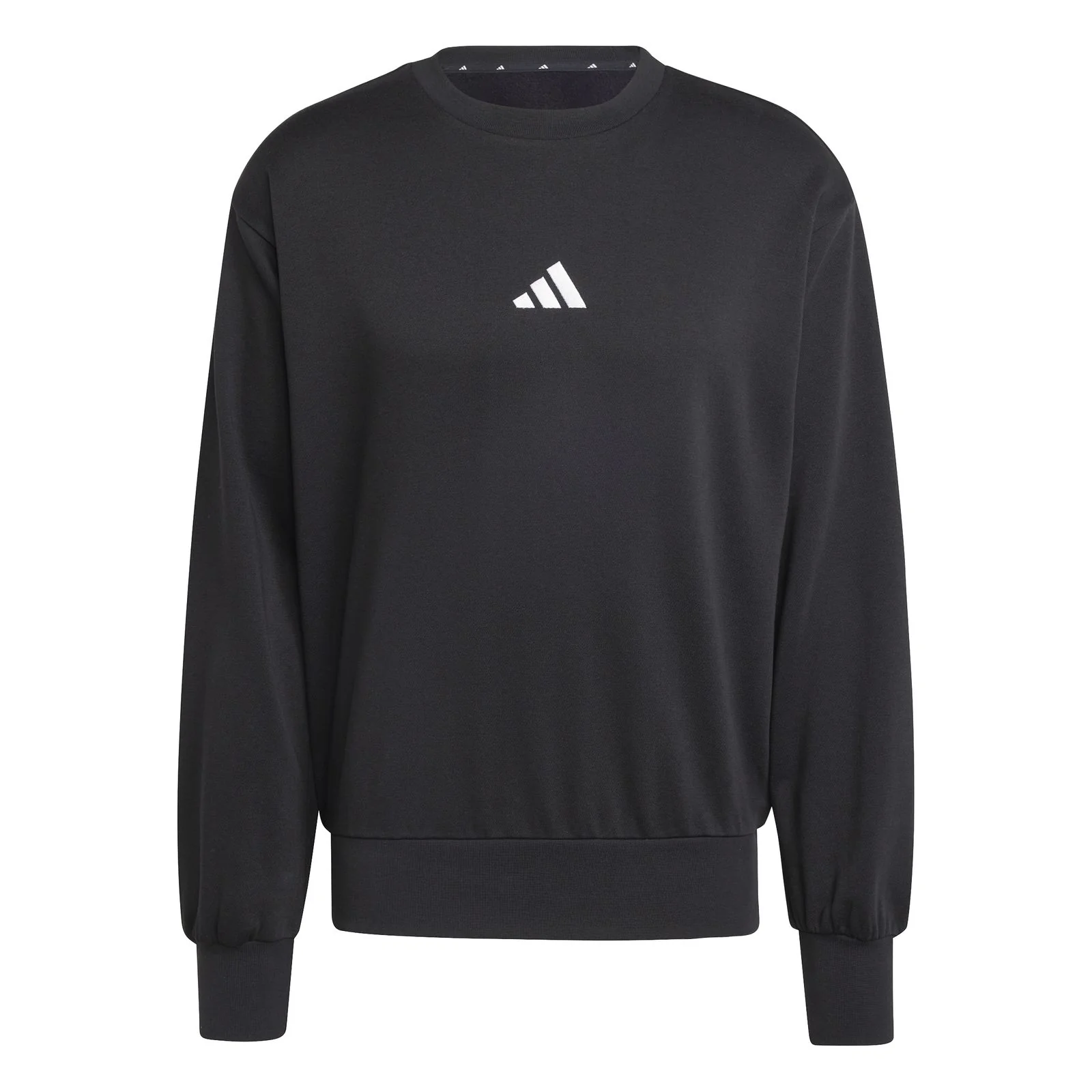 adidas FEELCOZY SWT Mens Crew Black - Image 5