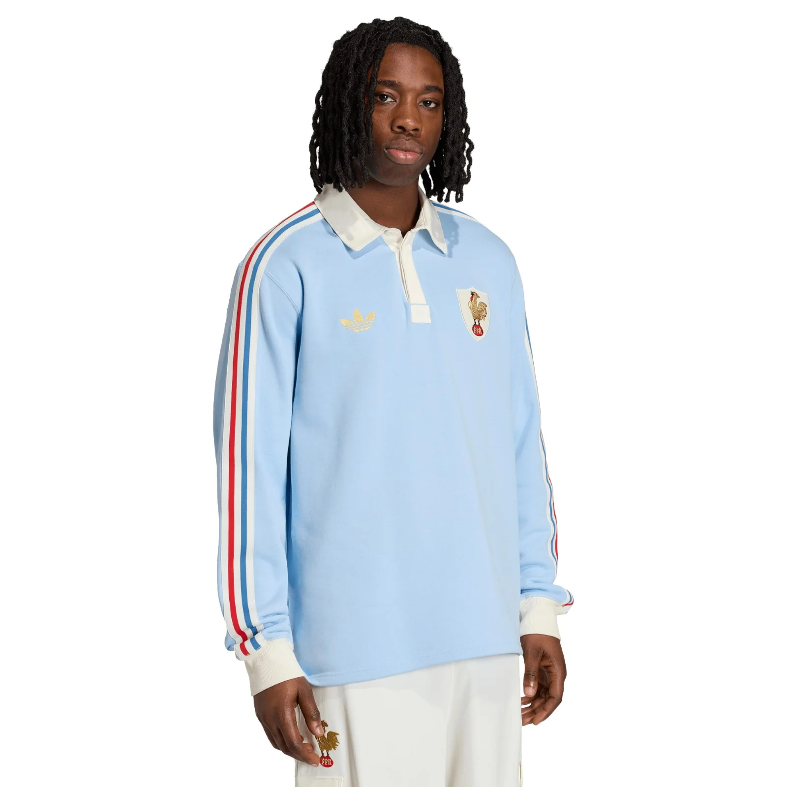 adidas France Rugby 120 Years Le Crunch Adult Heritage Jersey - Image 3