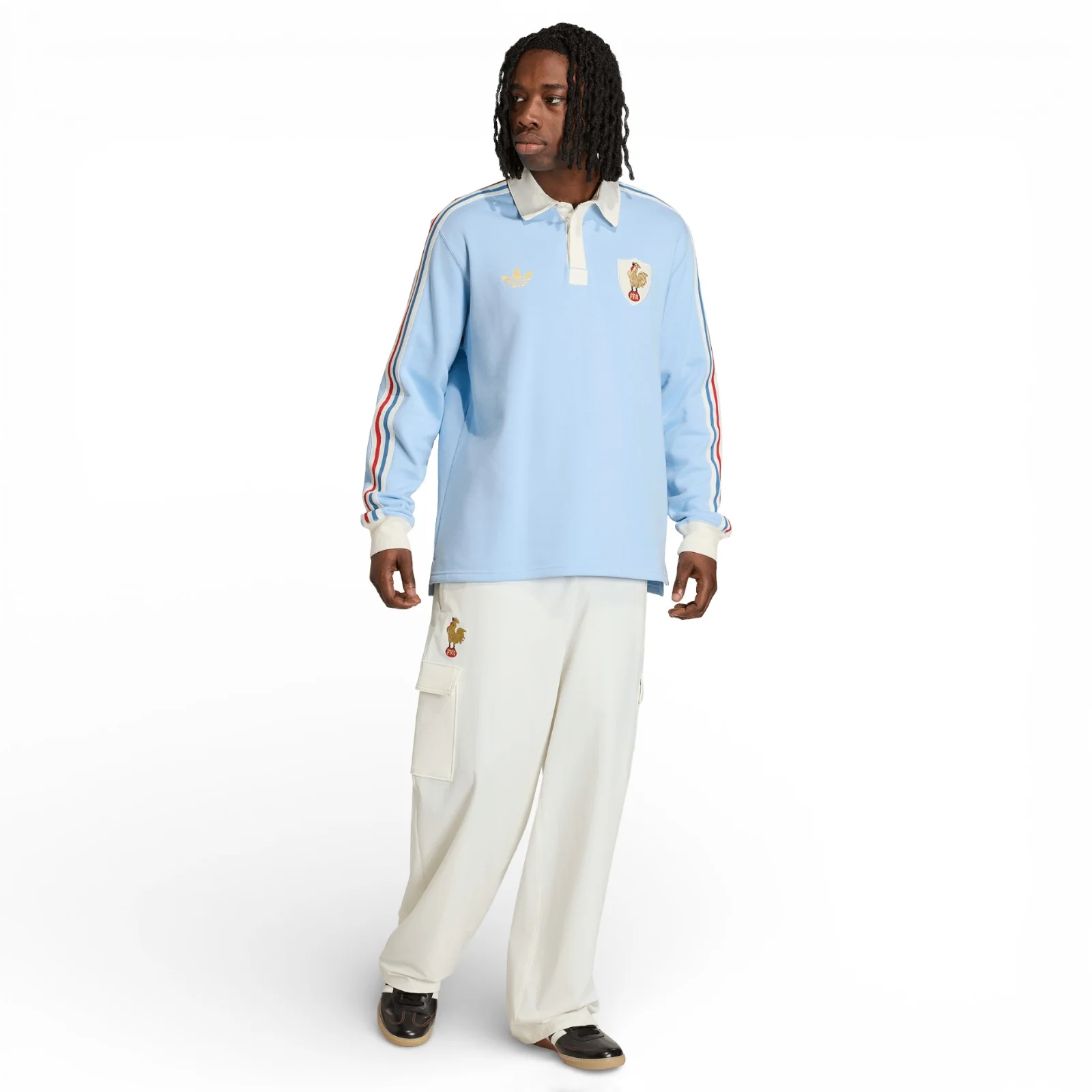 adidas France Rugby 120 Years Le Crunch Adult Heritage Jersey - Image 6