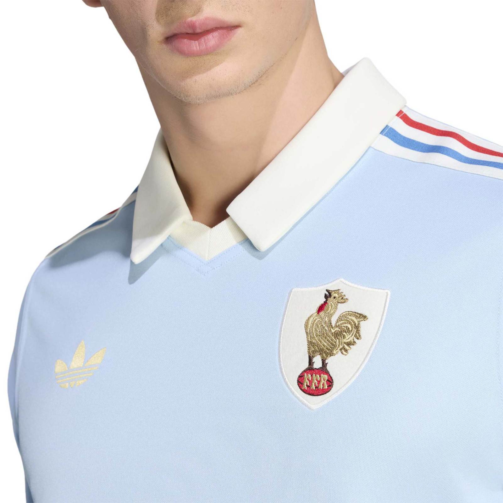adidas France Rugby 120 Le Crunch Adults Home Replica Jersey - Image 5