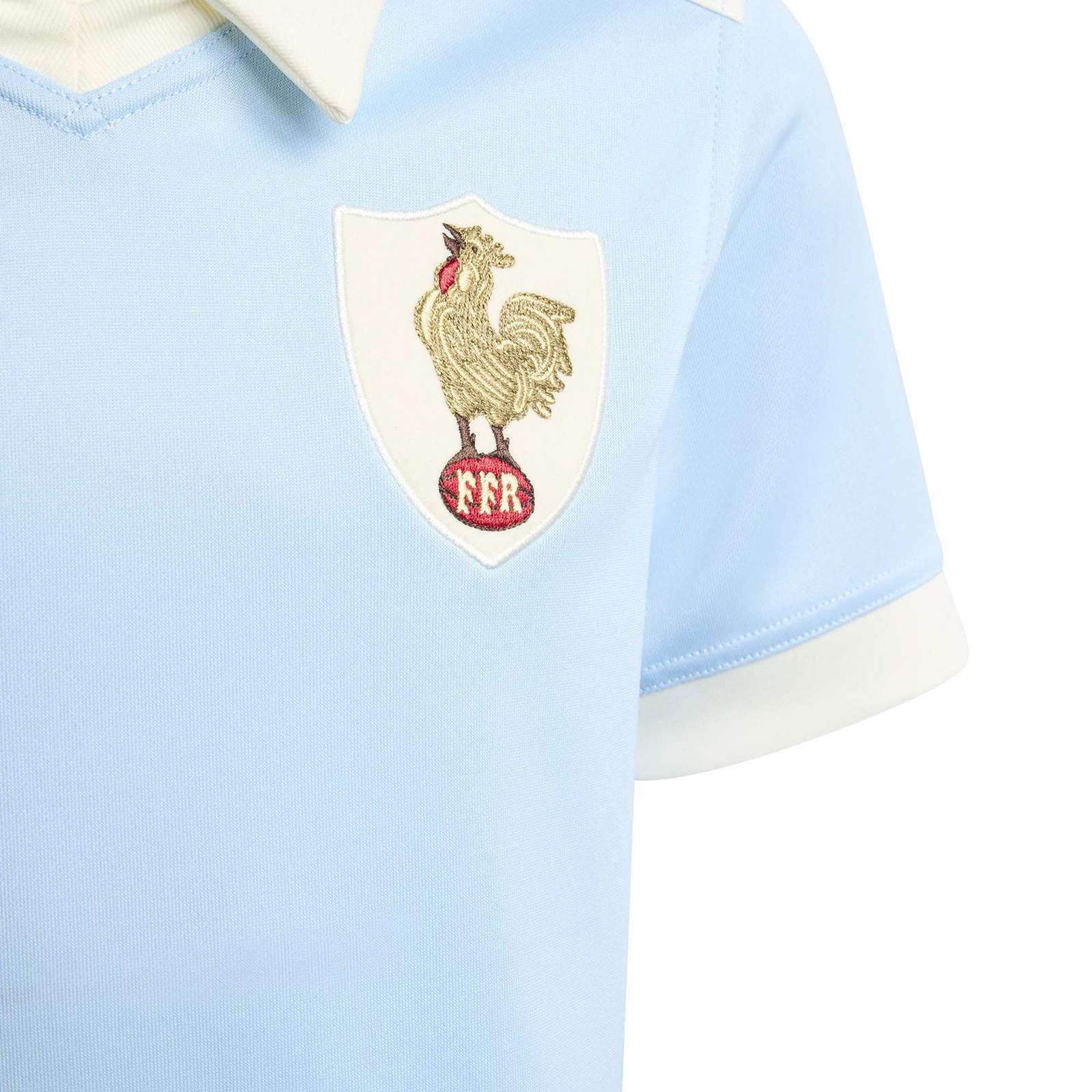 adidas France Rugby 120 Le Crunch Kids Home Replica Jersey - Image 4