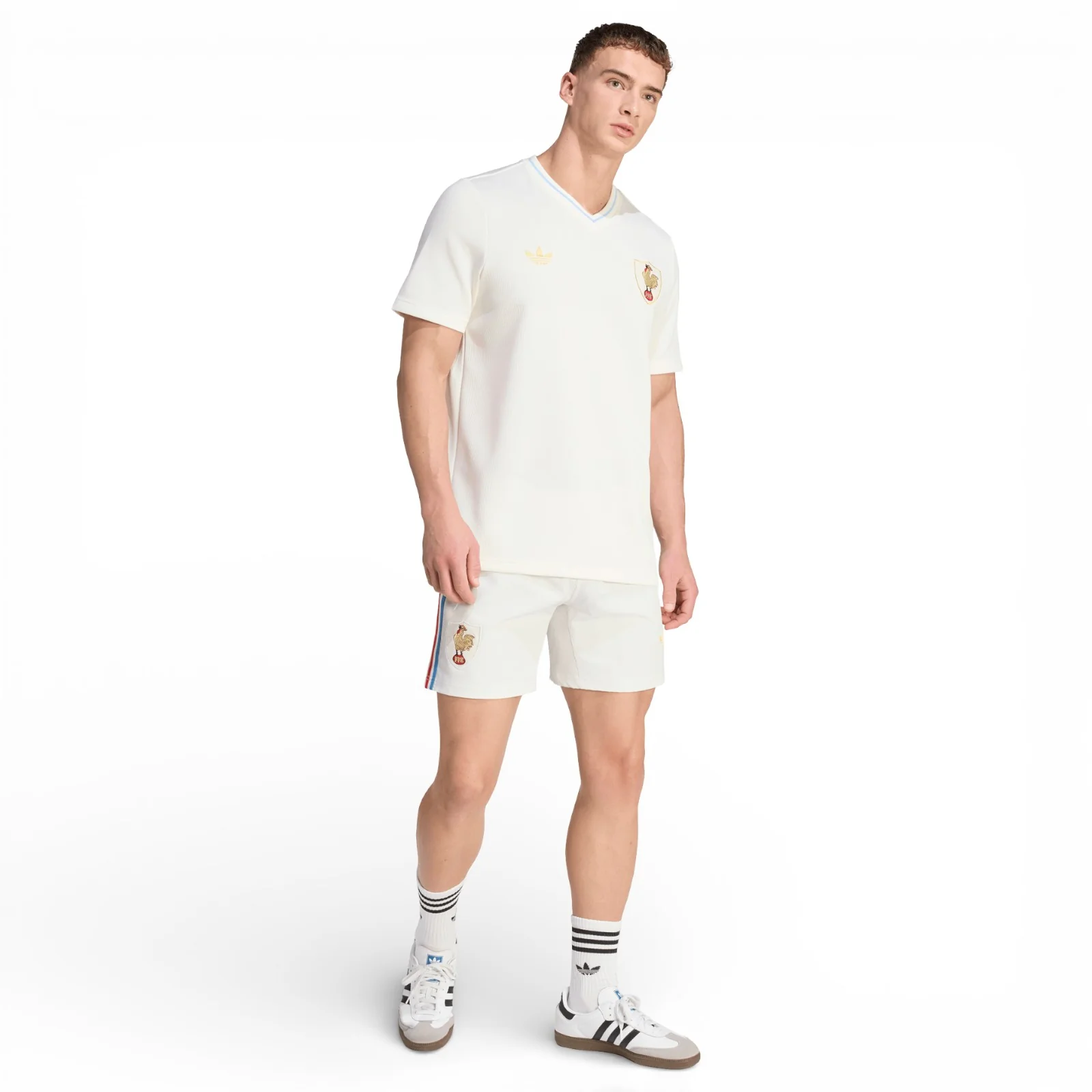 adidas France Rugby 120 Years Le Crunch Adult Pre-Match Jersey - Image 7