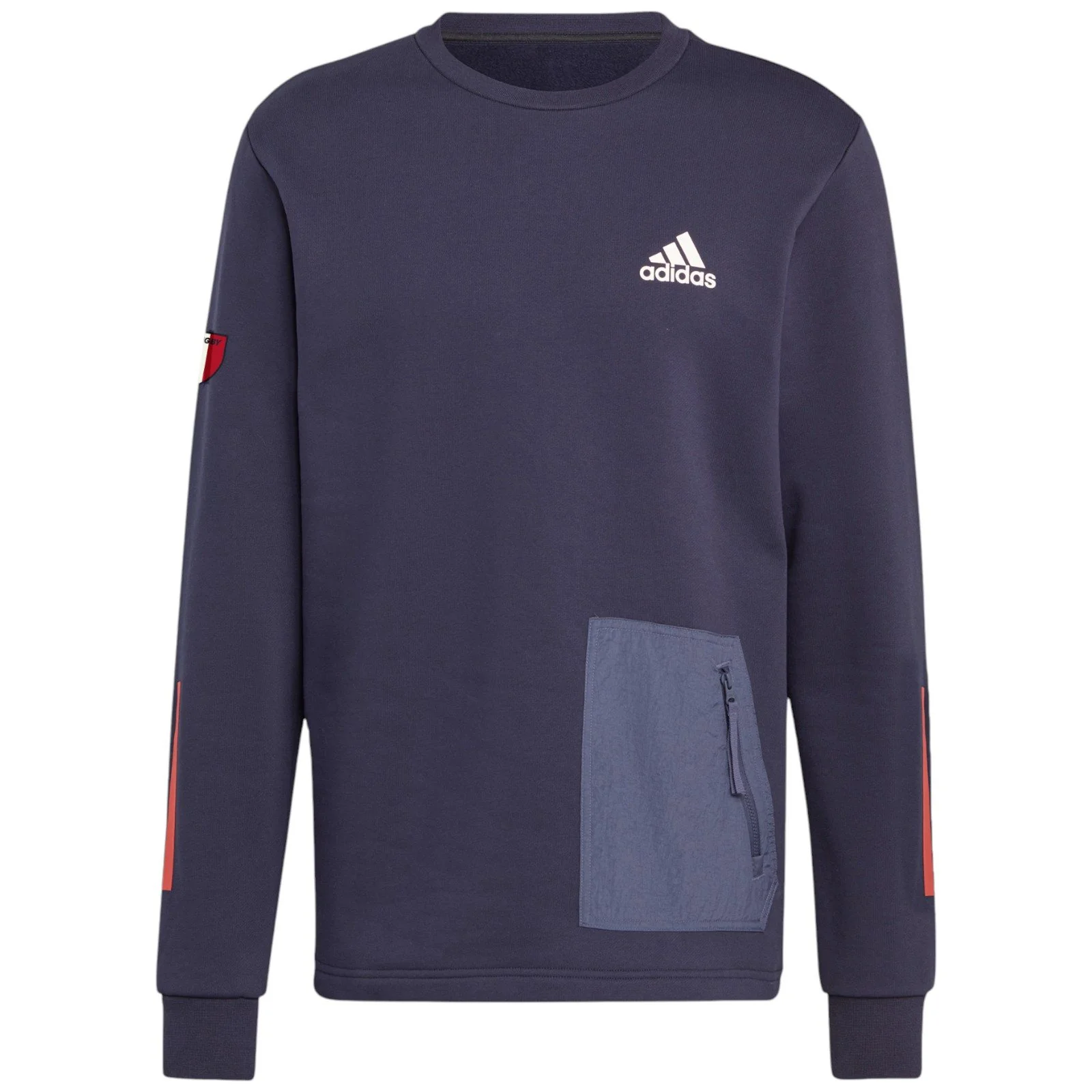 adidas French Capsule Rugby Mens Fleece Sweatshirt