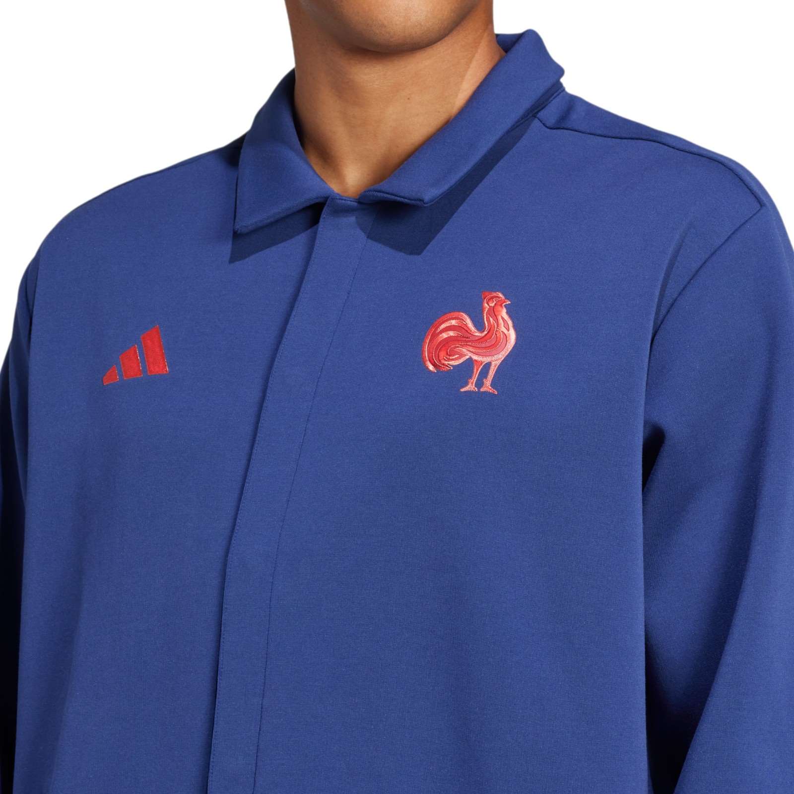 adidas France 2024/25 Full-Zip Rugby Leisure Jacket - Image 5